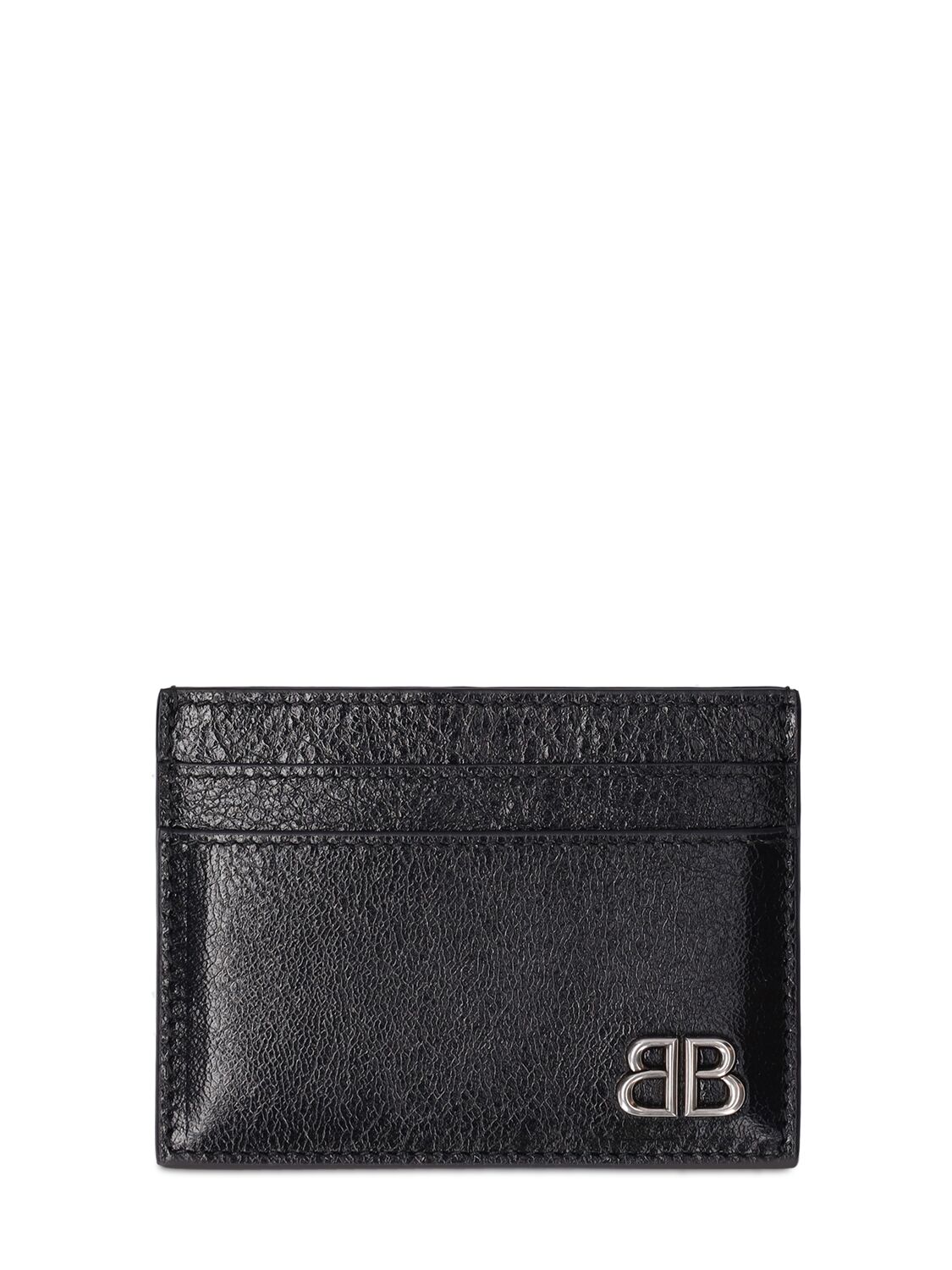 Cagole Leather Card Holder - BALENCIAGA - Modalova