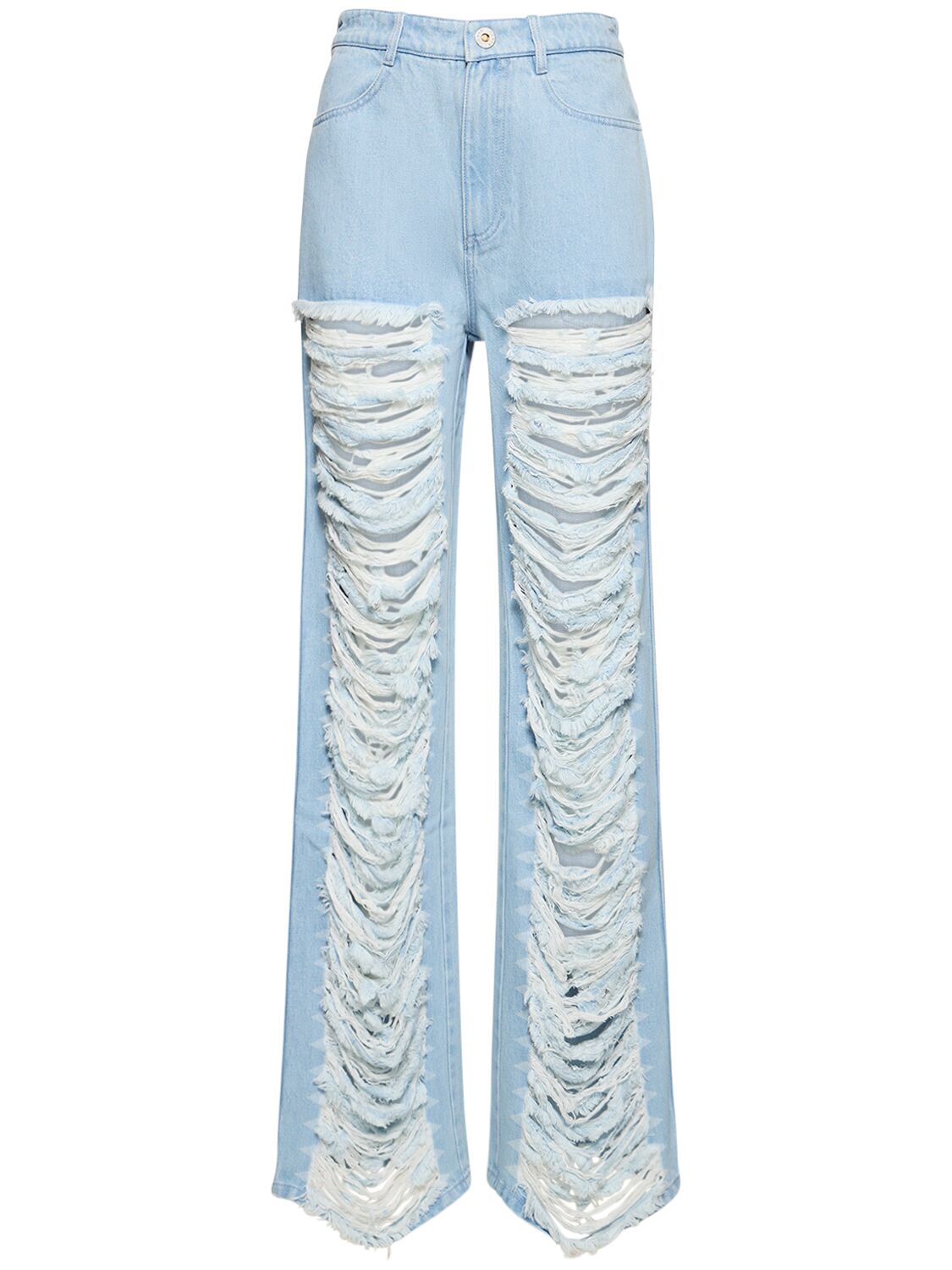 Mujer Jeans Anchos De Denim De Algodón 24 - DION LEE - Modalova