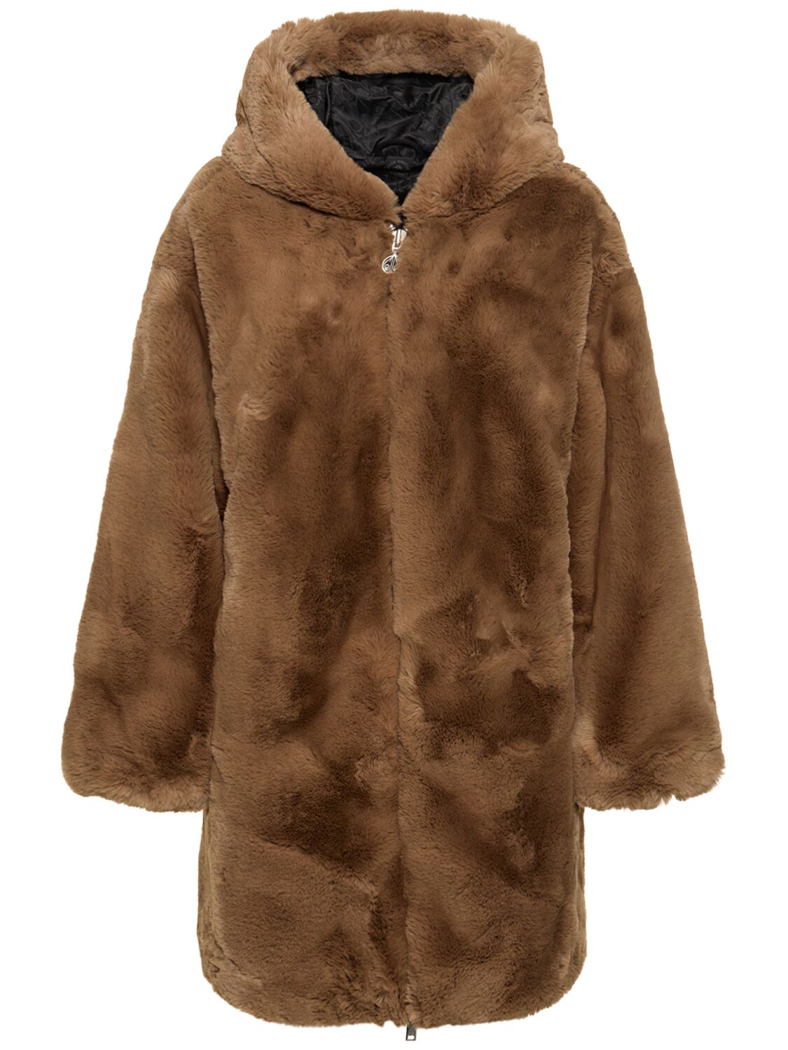 State Bunny Faux Fur Hooded Long Jacket - MOOSE KNUCKLES - Modalova