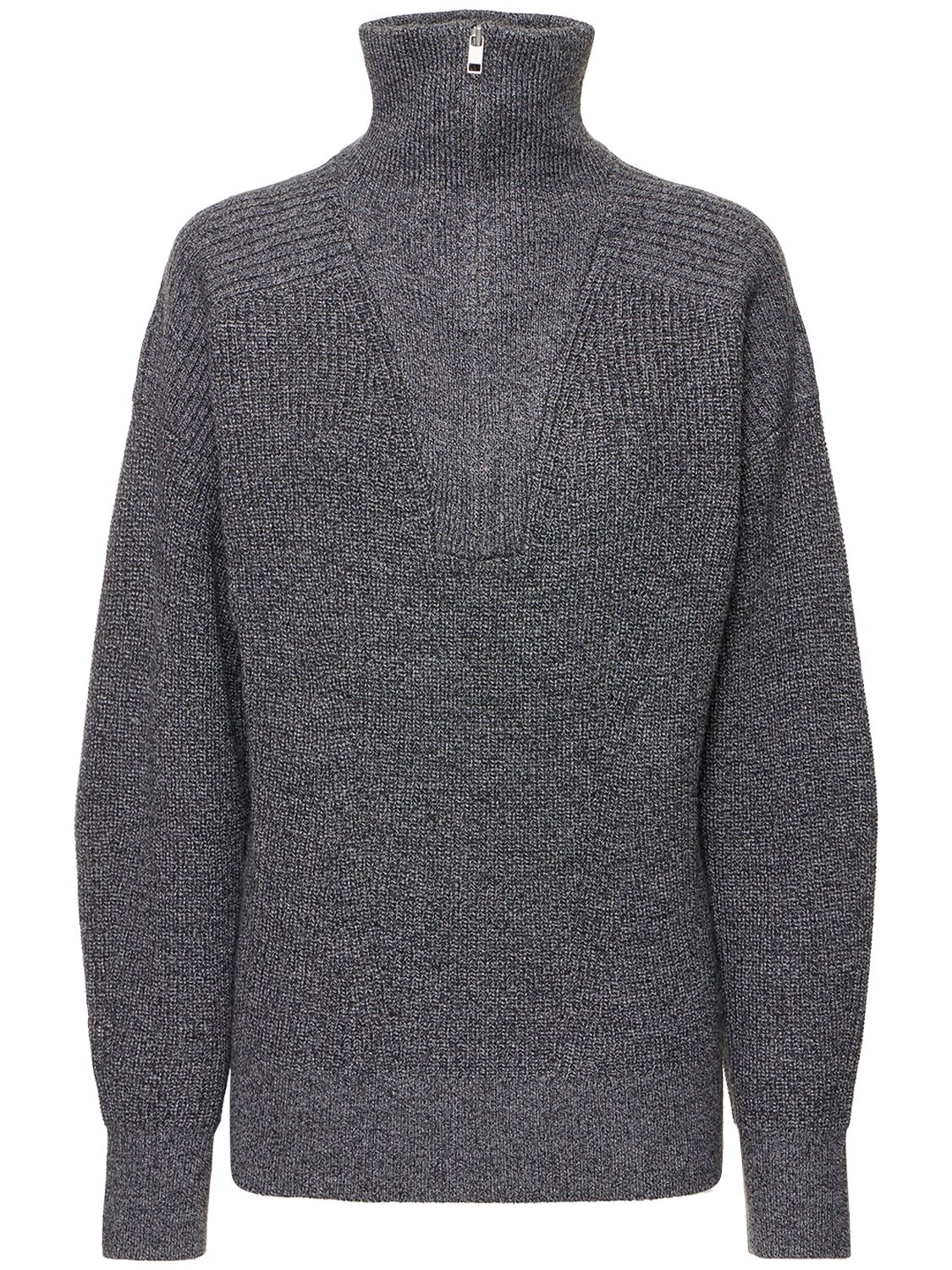 Benny Merino Knit Polo Sweater - MARANT ETOILE - Modalova
