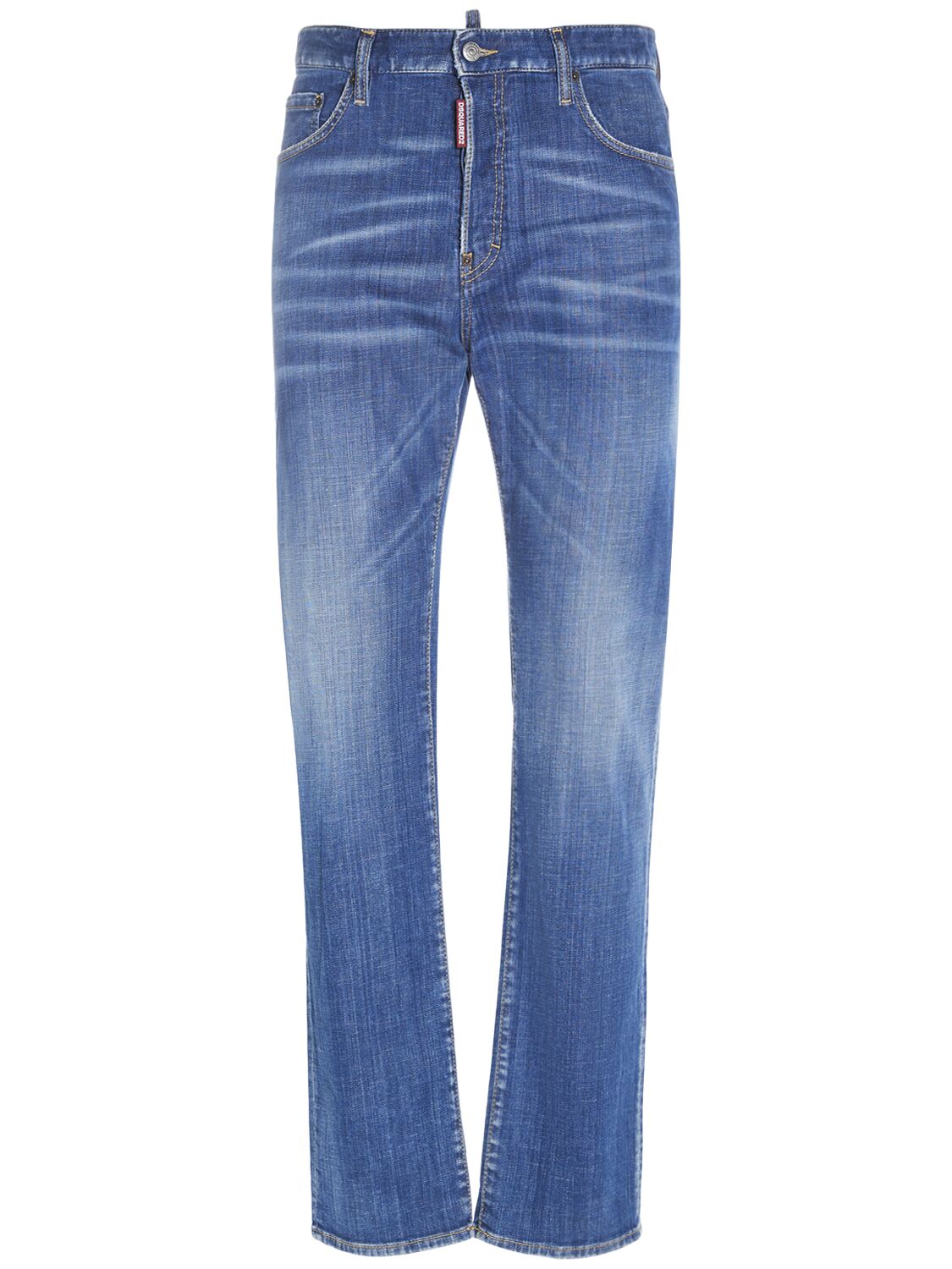 Stretch Cotton Denim Jeans - DSQUARED2 - Modalova