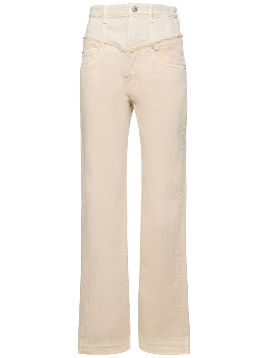 Noemie Cotton Denim Jeans - ISABEL MARANT - Modalova