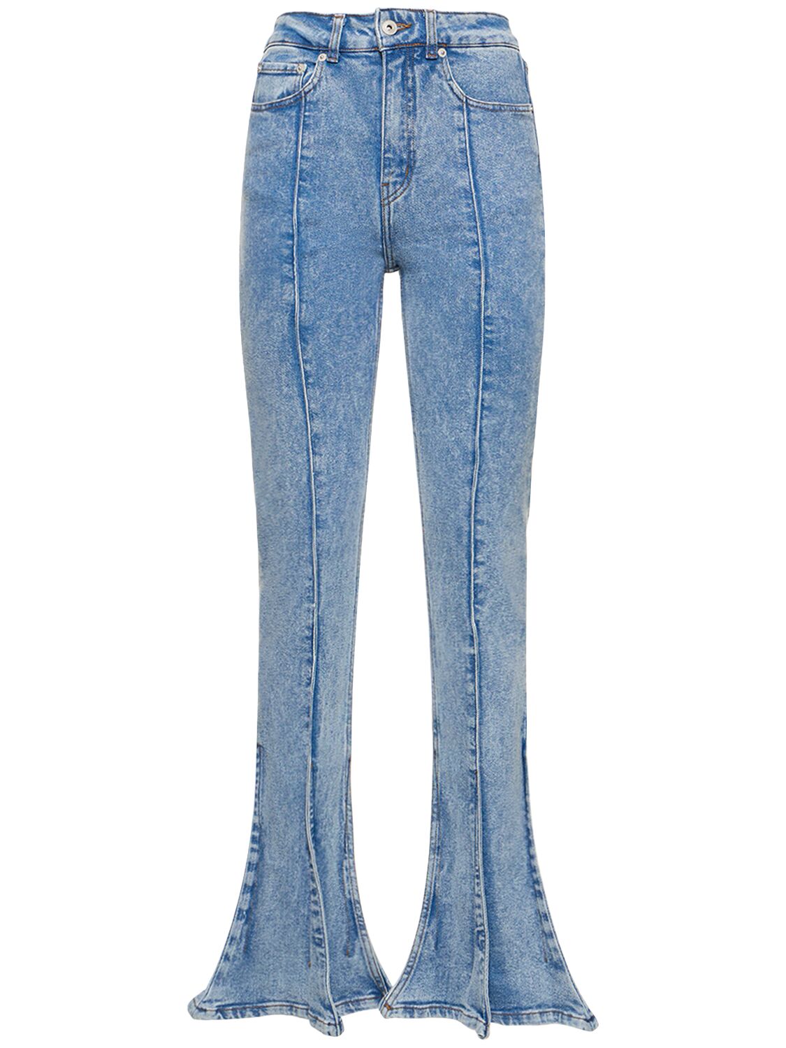 Mujer Jeans Rectos De Denim Con Cintura Alta 25 - Y/PROJECT - Modalova
