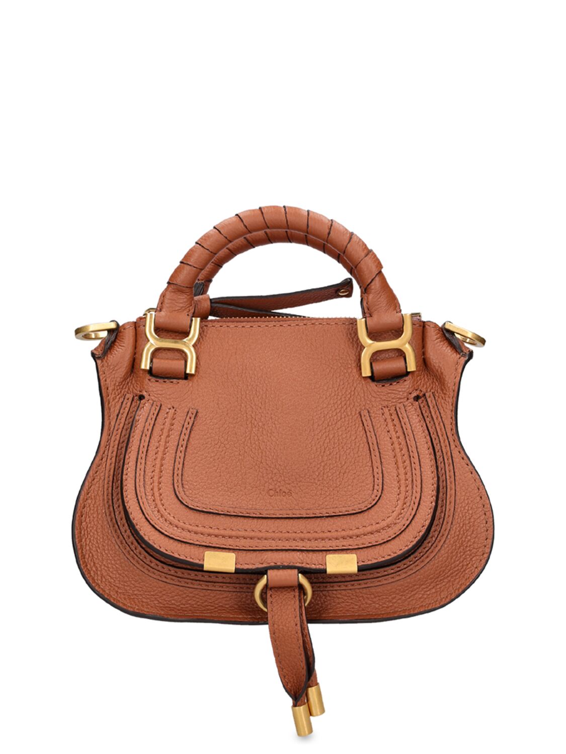 Mini Marcie Leather Top Handle Bag - CHLOÉ - Modalova