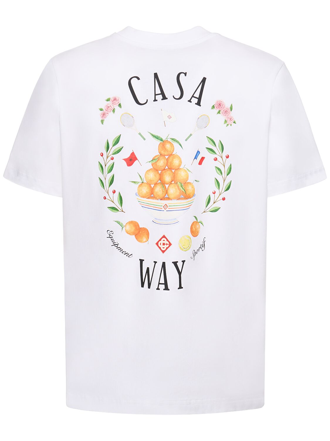 T-shirt Aus Bio-baumwolle „casa Way“ - CASABLANCA - Modalova