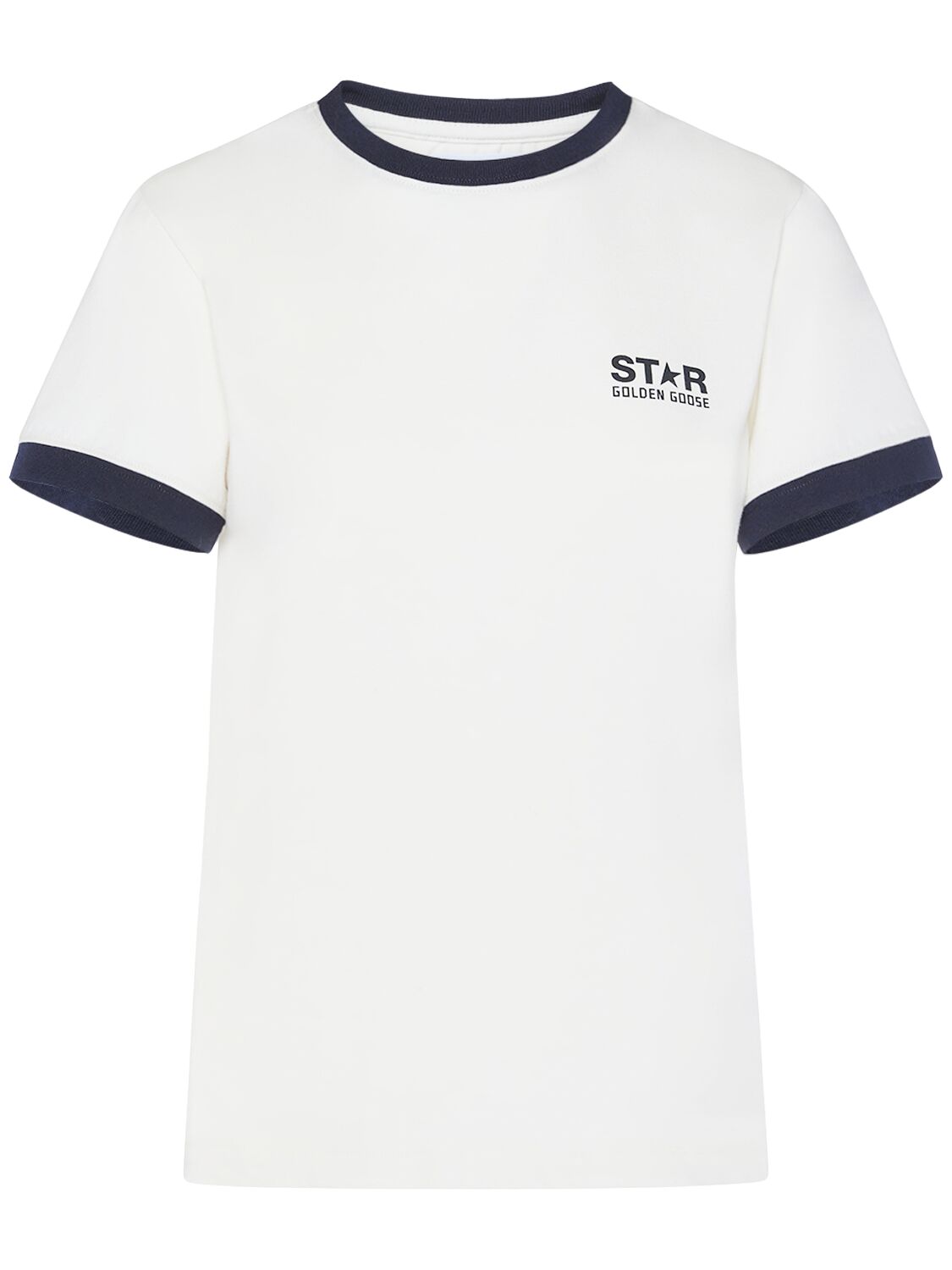 Star Slim Cotton T-shirt - GOLDEN GOOSE - Modalova