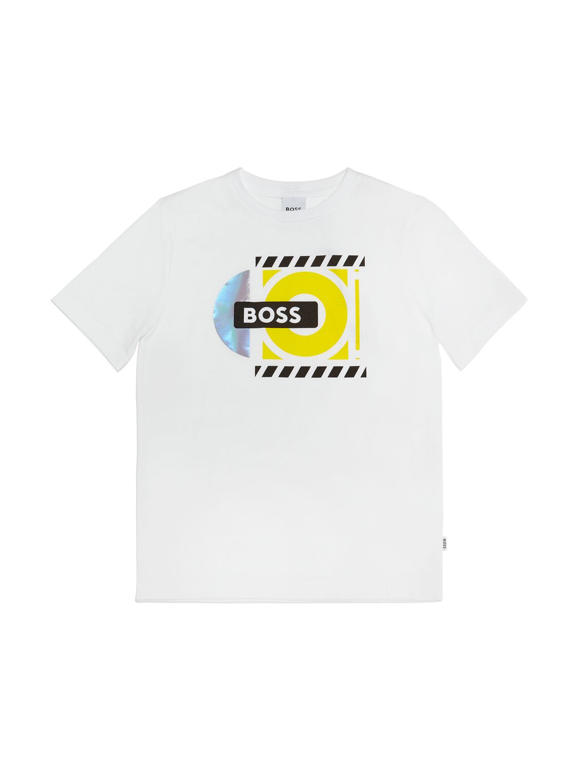 Bedrucktes T-shirt Aus Baumwolljersey - BOSS - Modalova