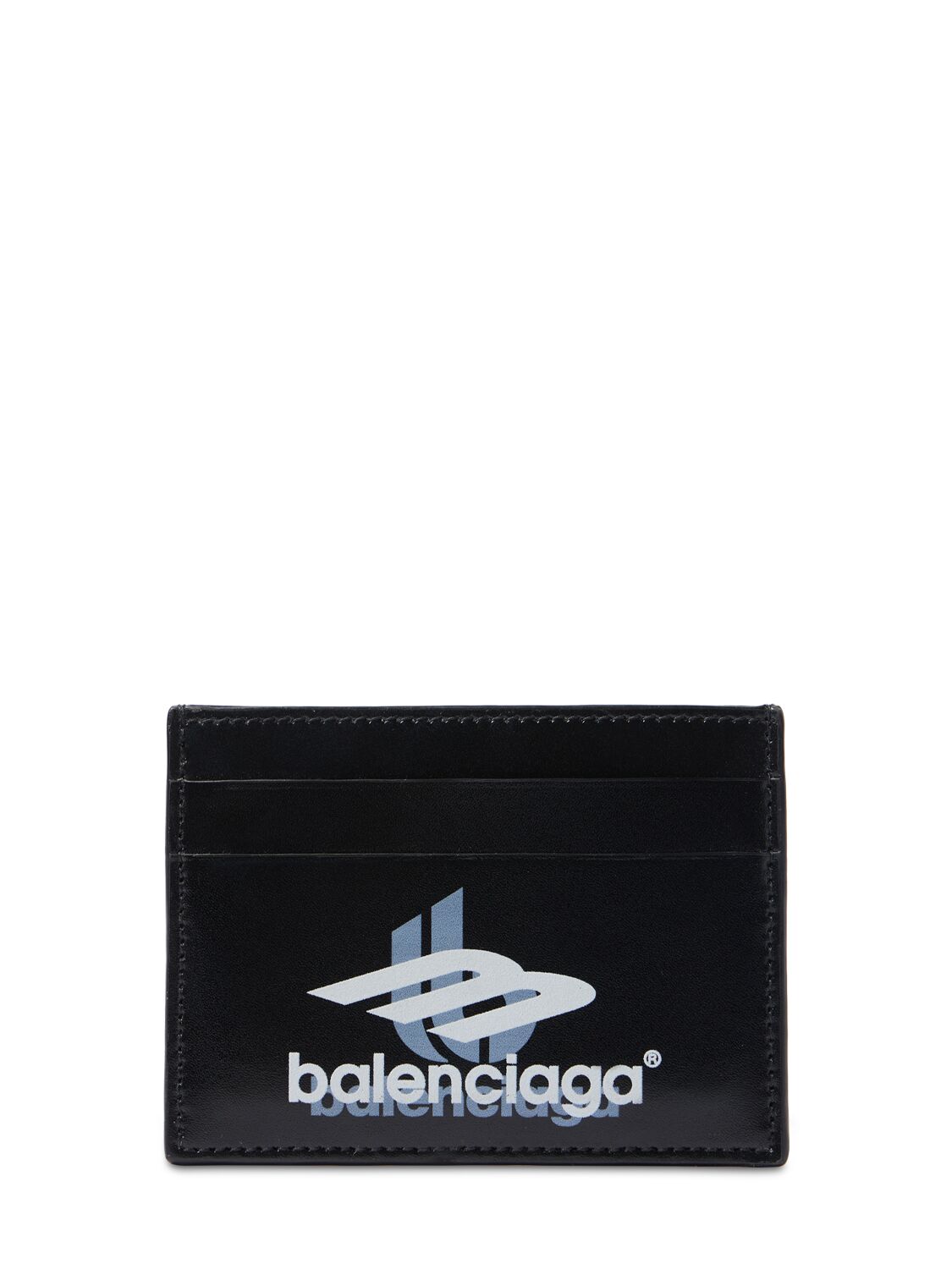 Square Leather Card Holder - BALENCIAGA - Modalova