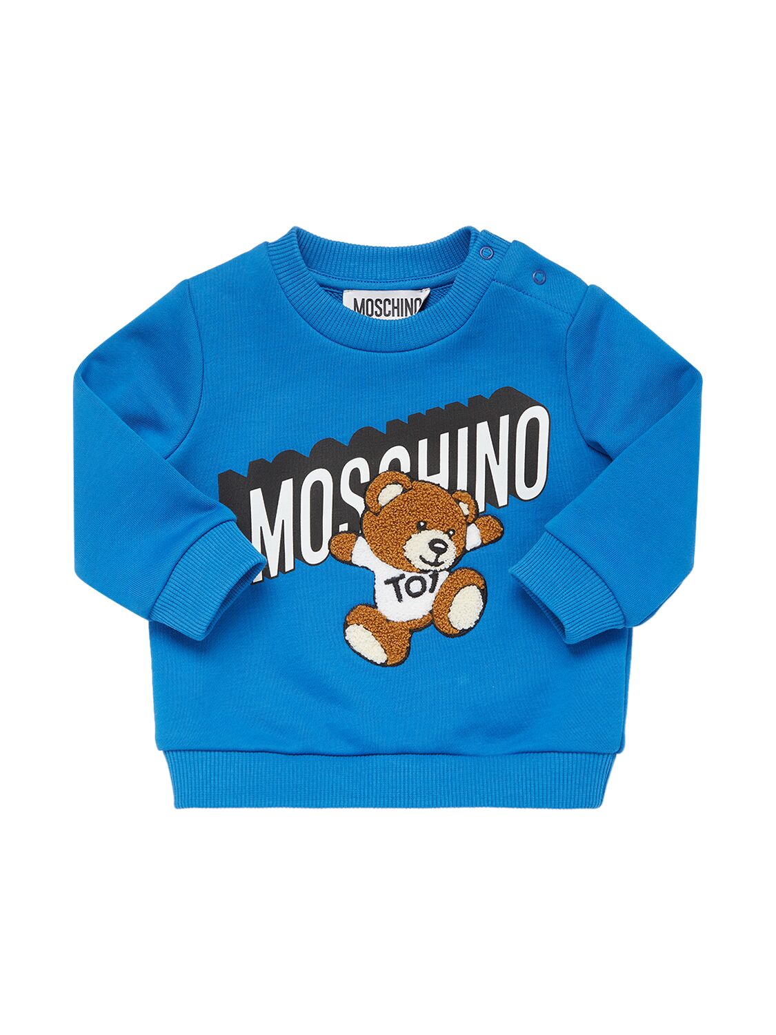 Sweatshirt Aus Baumwolle - MOSCHINO - Modalova