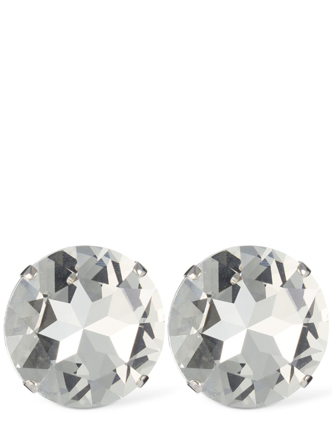 Small Round Crystal Earrings - ALESSANDRA RICH - Modalova