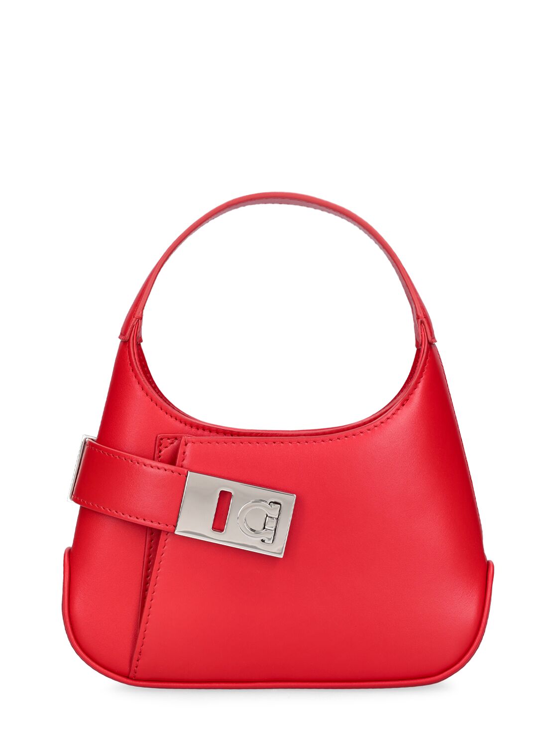 Mini Arch Leather Top Handle Bag - FERRAGAMO - Modalova