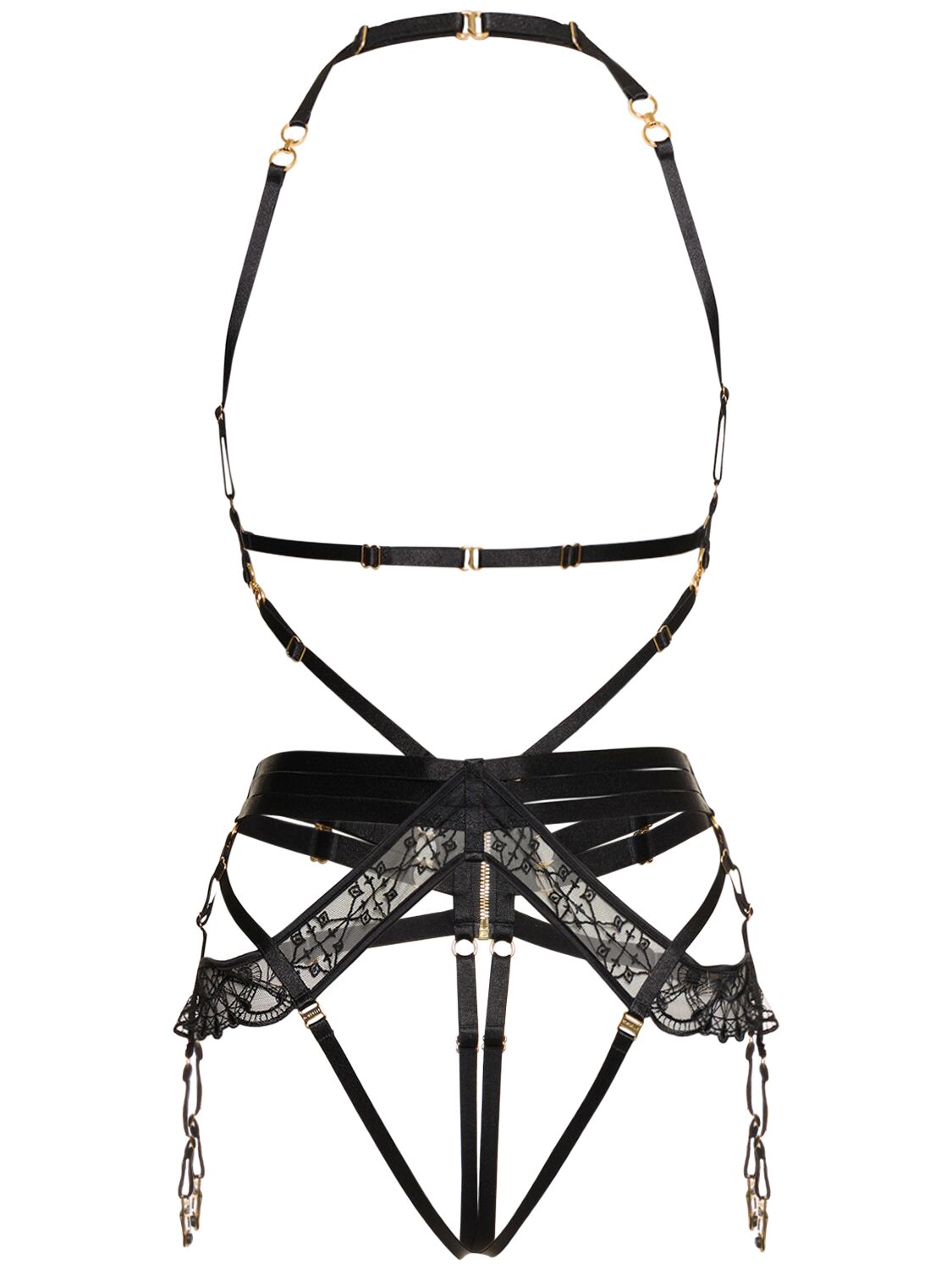 Mari Suspender Harness W/strap Details - BORDELLE - Modalova