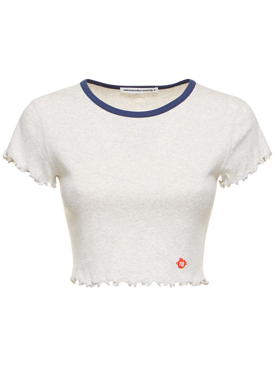 Mujer Camiseta De Algodón Xs - ALEXANDER WANG - Modalova