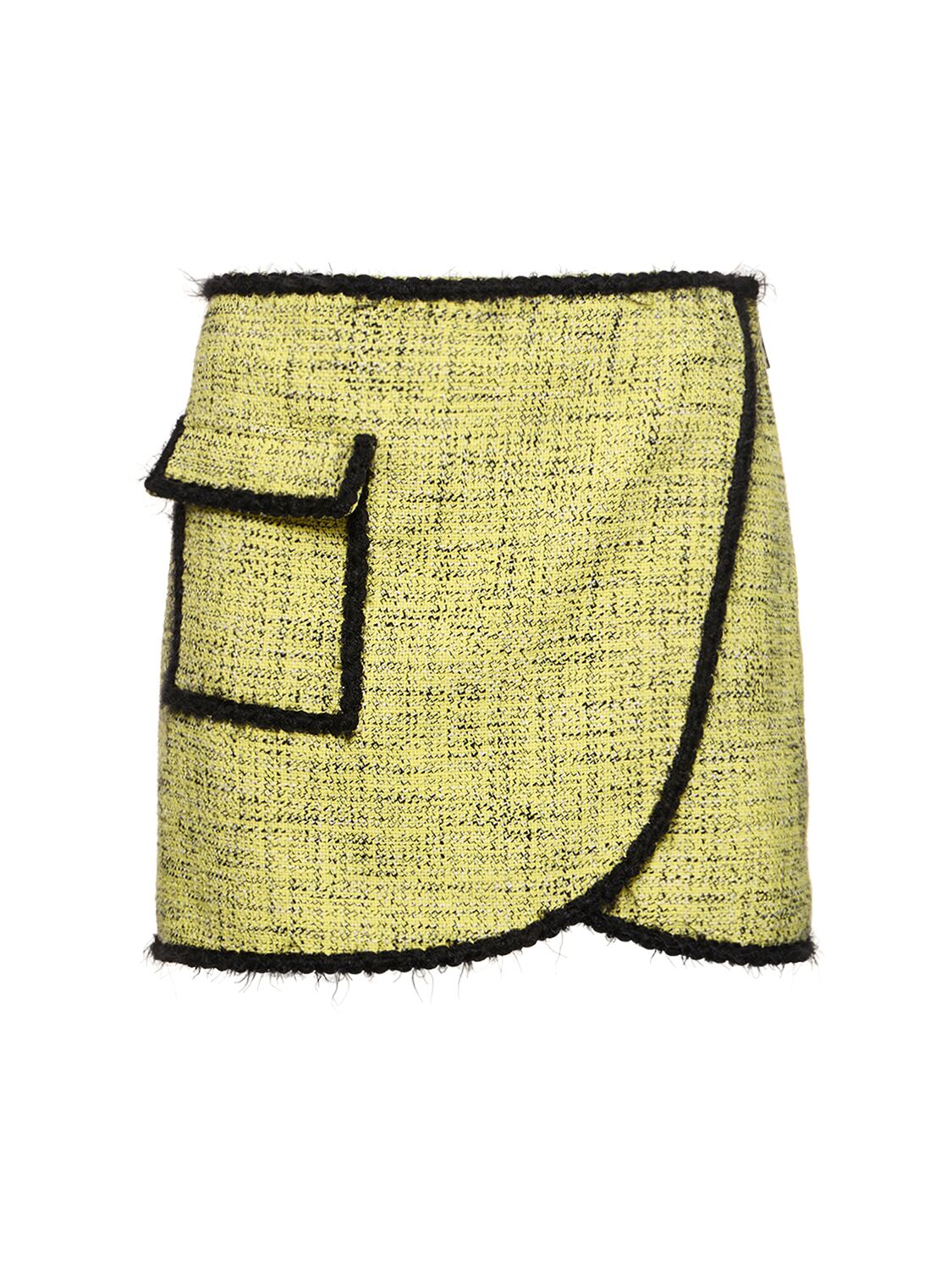 Cotton Wrap Mini Skirt - MSGM - Modalova