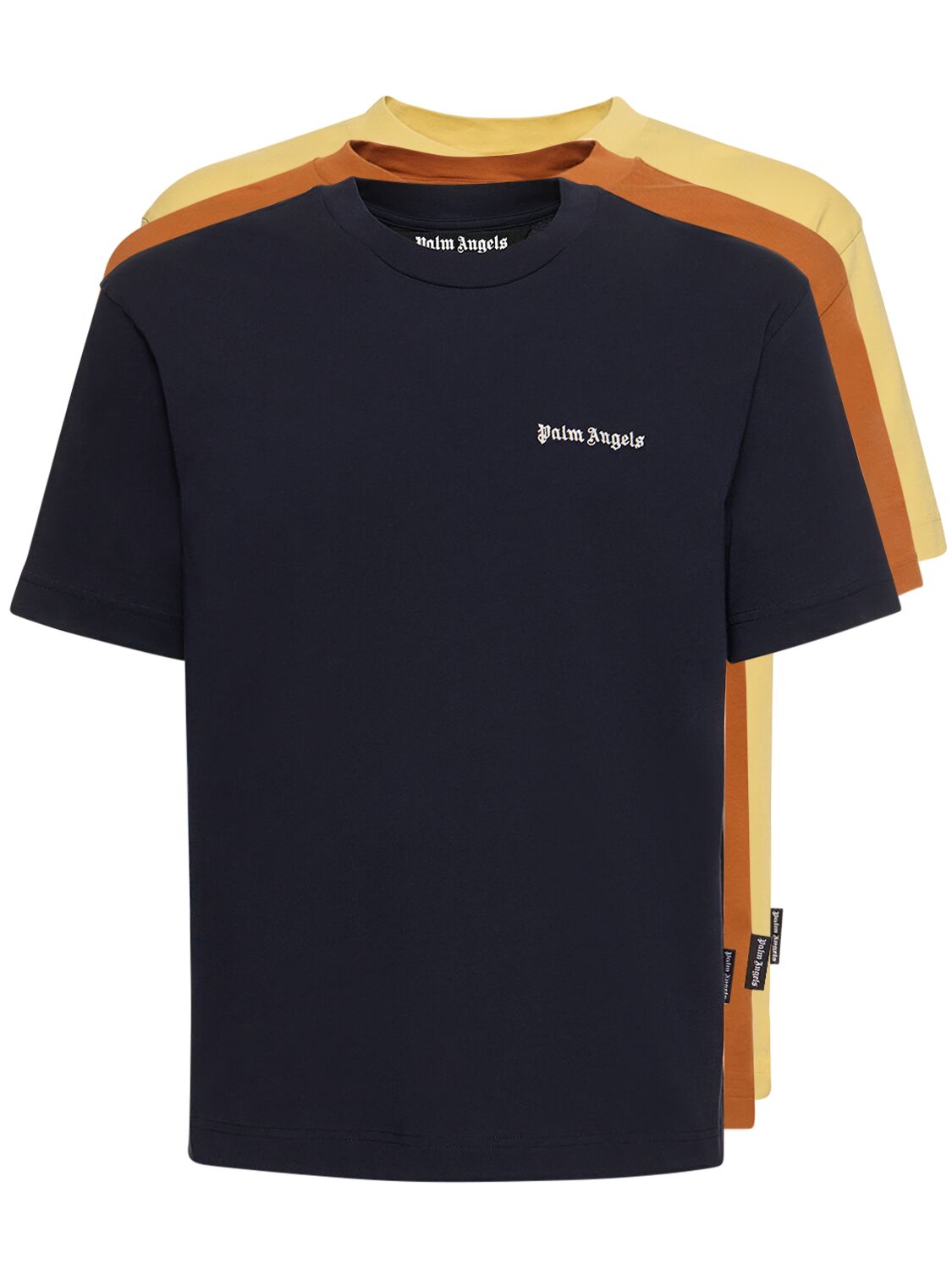 Hombre Set De 3 Camisetas De Algodón Xs - PALM ANGELS - Modalova