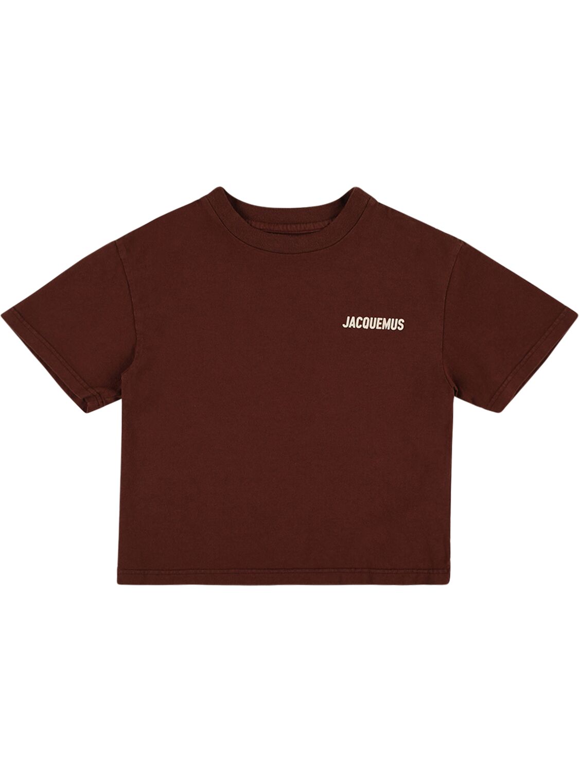 Niña Camiseta De Jersey De Algodón Con Logo 5a - JACQUEMUS - Modalova