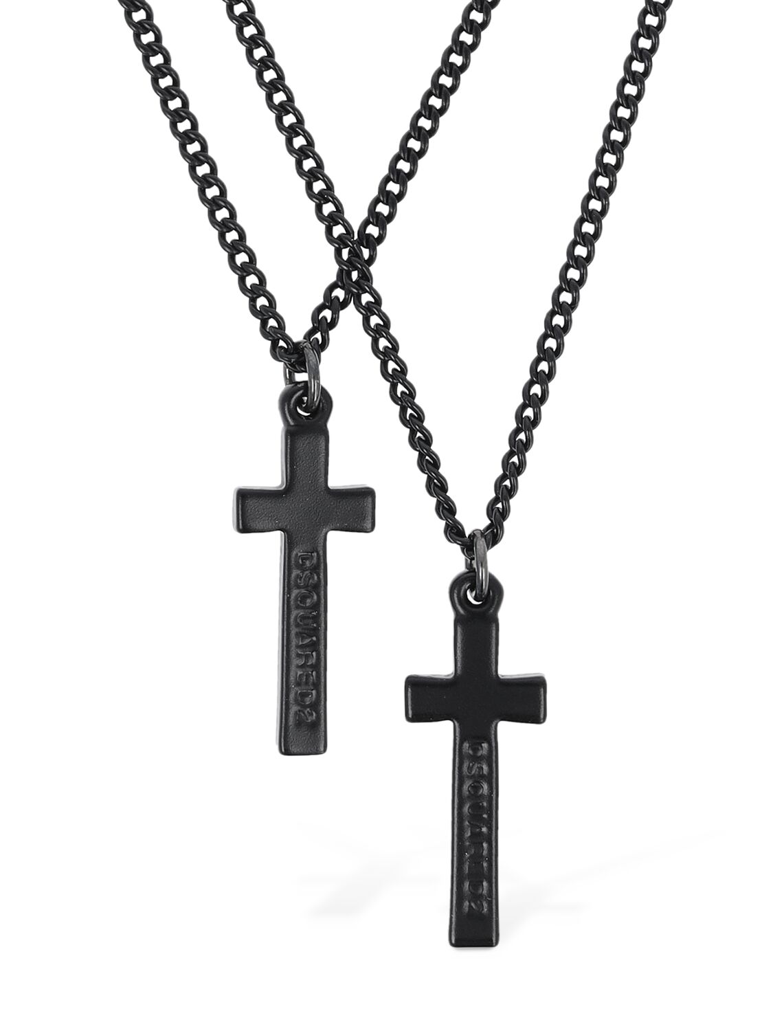 Jesus Double Chain Necklace - DSQUARED2 - Modalova