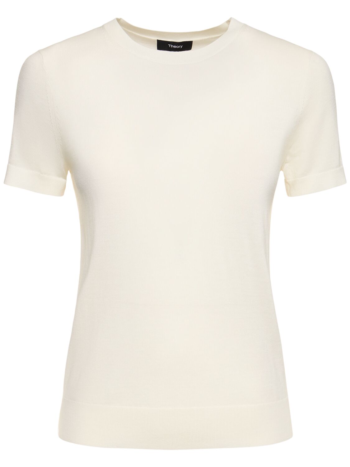 Basic-t-shirt Aus Wollmischung - THEORY - Modalova
