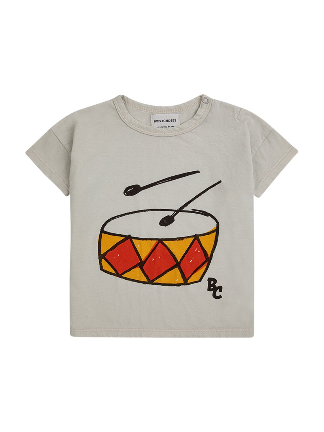 T-shirt In Cotone Organico Con Stampa - BOBO CHOSES - Modalova
