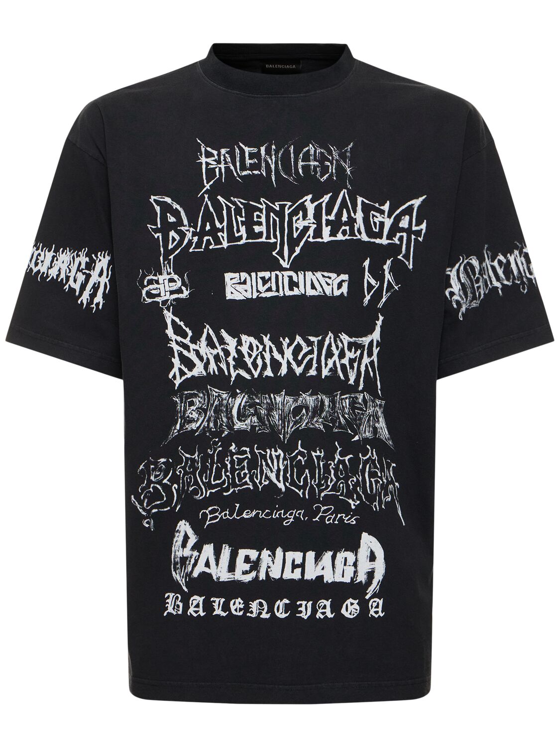 T-shirts Aus Baumwolljersey Mit Logodruck „lny“ - BALENCIAGA - Modalova