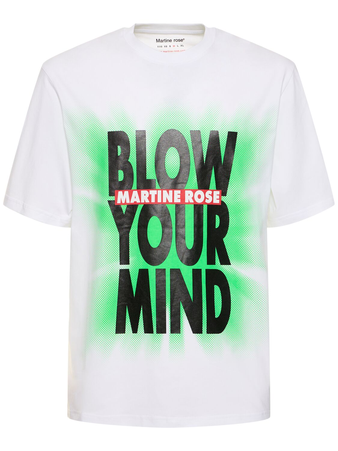 Blow Your Mind Cotton Jersey T-shirt - MARTINE ROSE - Modalova