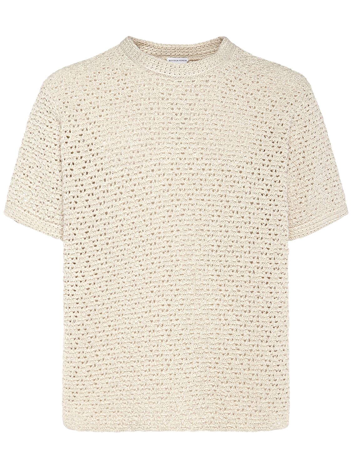 Hombre Camiseta De Algodón Texturizado / S - BOTTEGA VENETA - Modalova