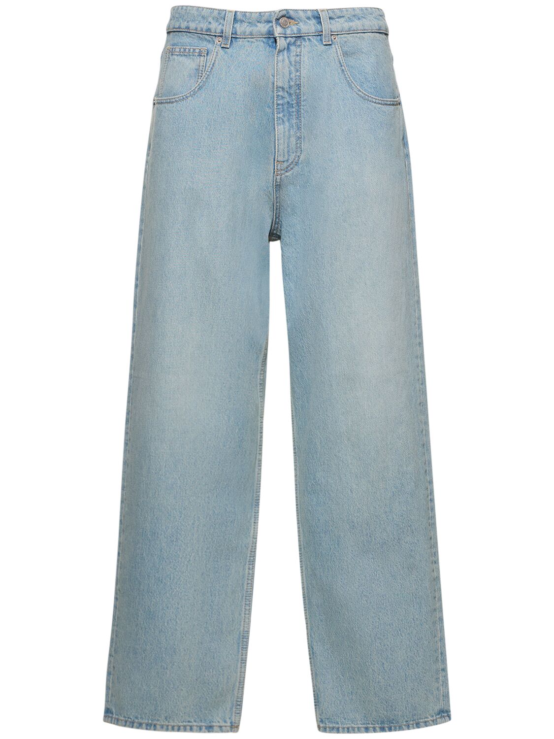 Straight Leg Cotton Denim Jeans - BALLY - Modalova