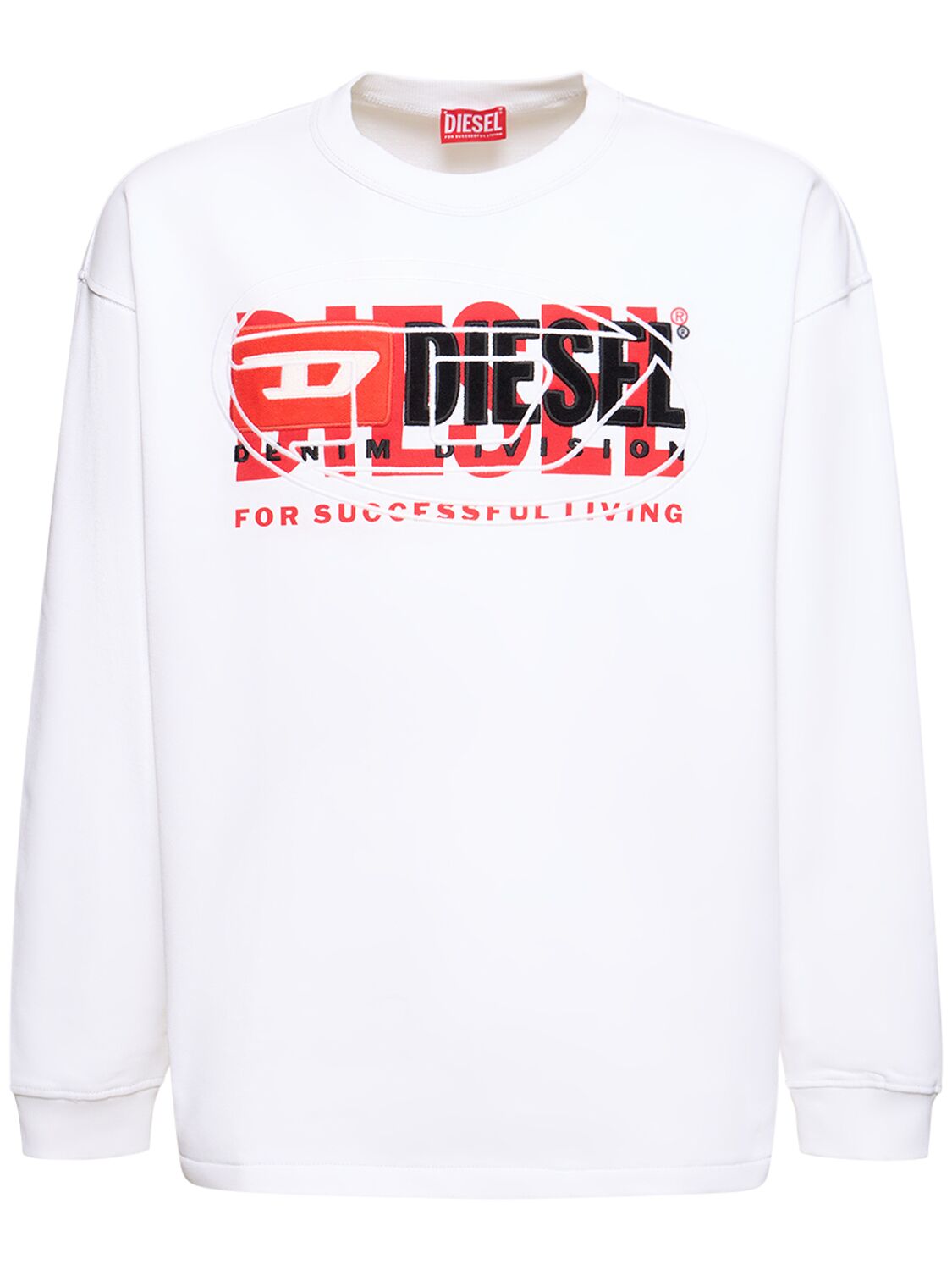 Sweatshirt Aus Baumwolle Mit Logodruck - DIESEL - Modalova