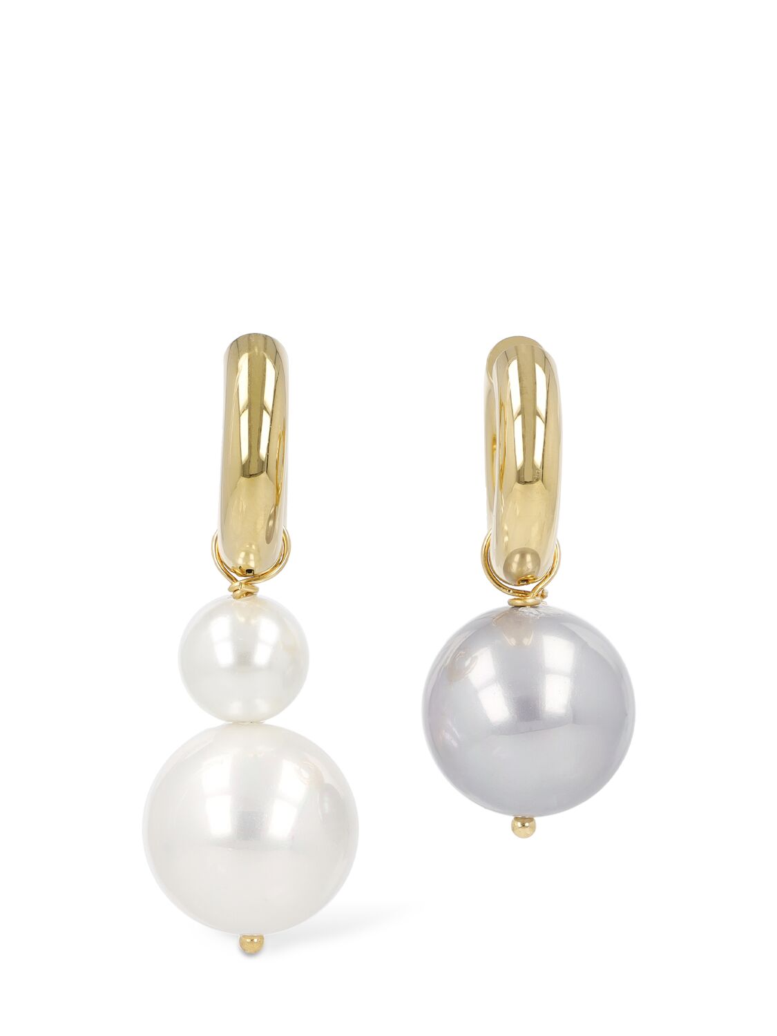 Pearl Mismatched Earrings - TIMELESS PEARLY - Modalova