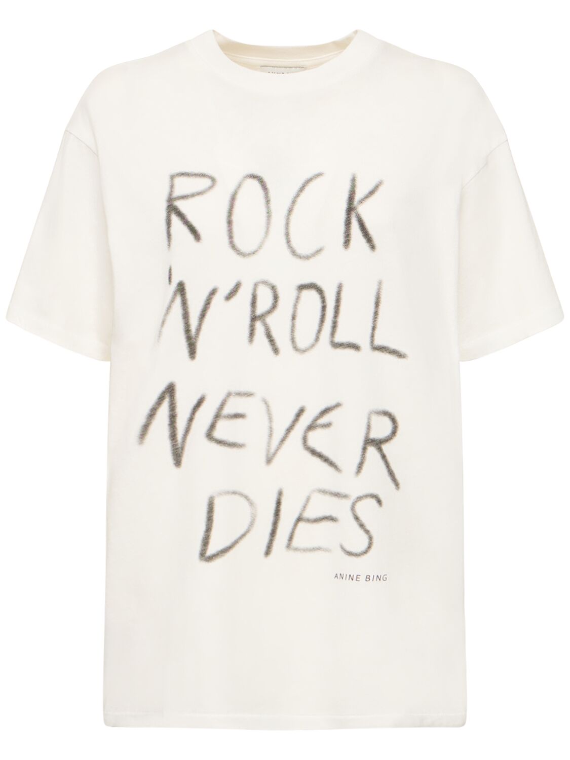 T-shirt Aus Baumwolle "walker Rock‘n‘roll" - ANINE BING - Modalova