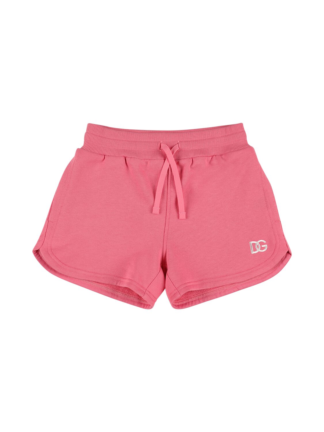 Shorts In Jersey Di Cotone Con Logo - DOLCE & GABBANA - Modalova