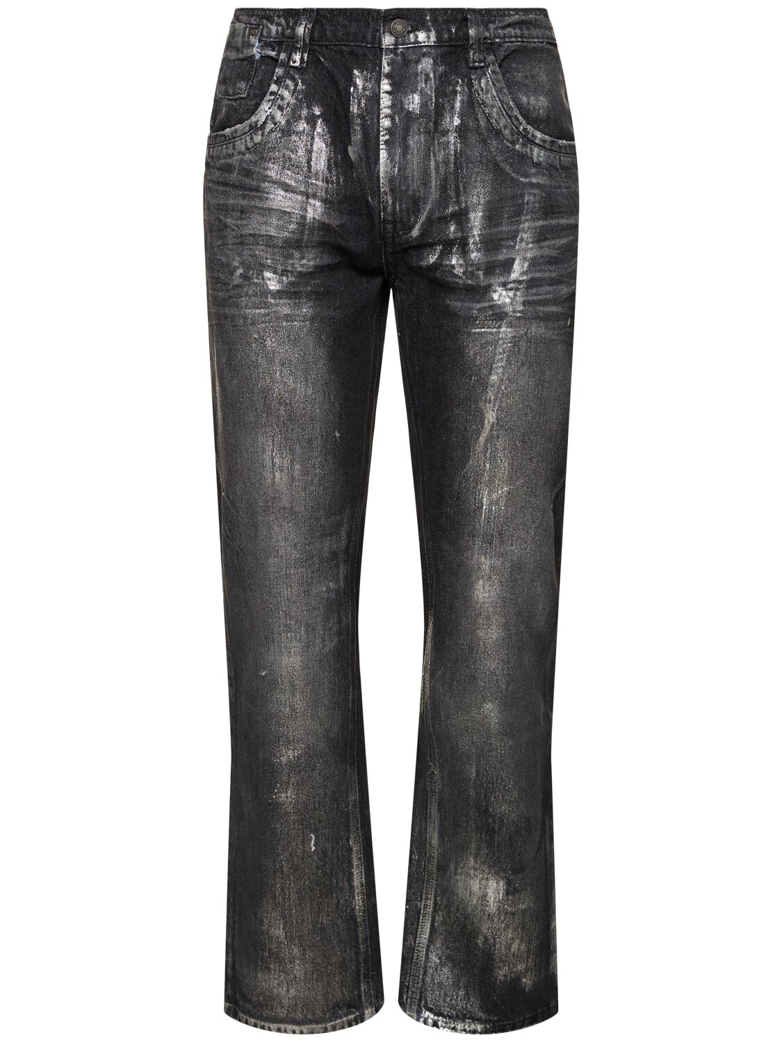 Skinny-jeans In Metallic-farbe - JADED LONDON - Modalova