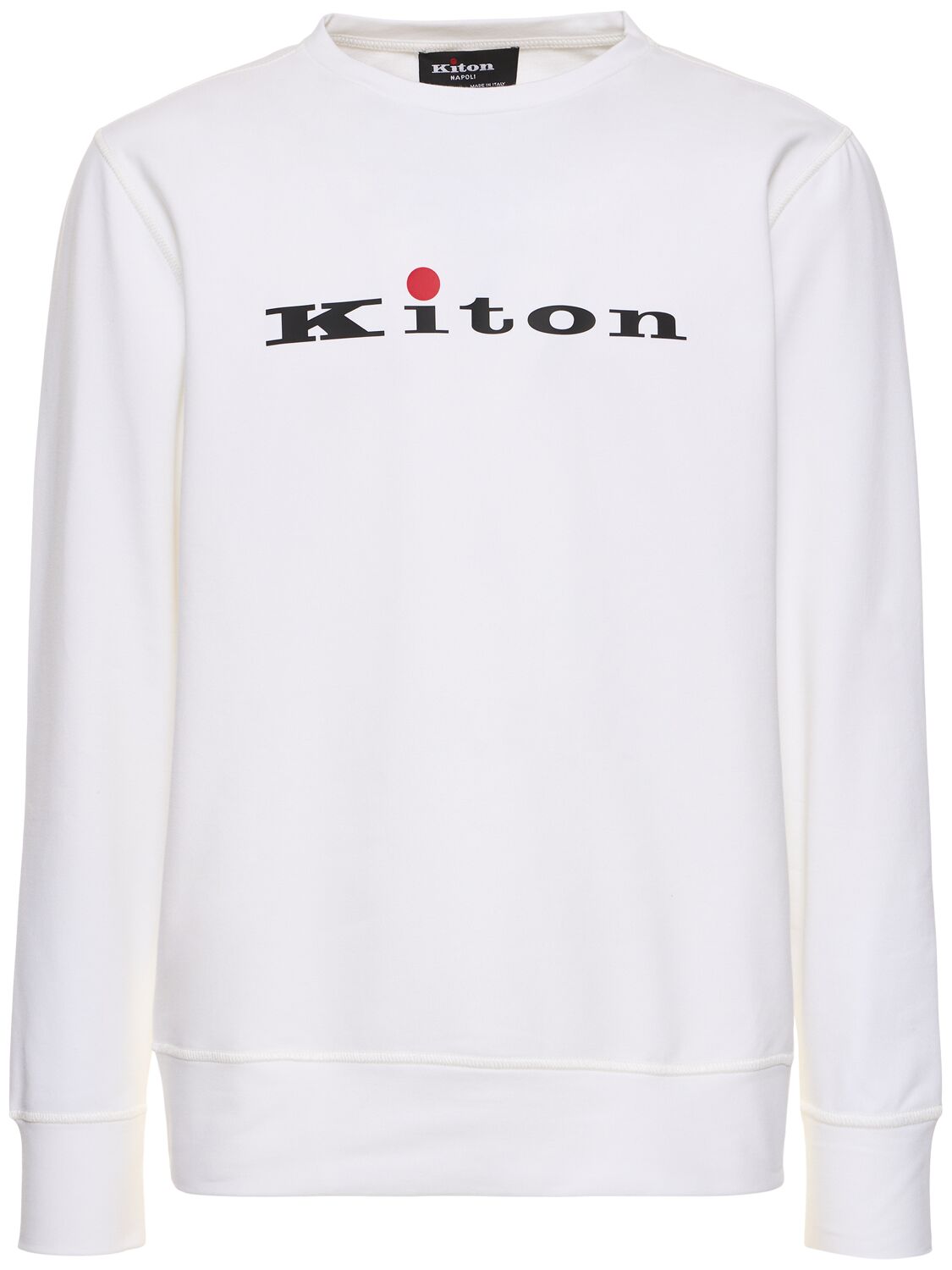 Sweatshirt Aus Baumwolle Mit Logo - KITON - Modalova