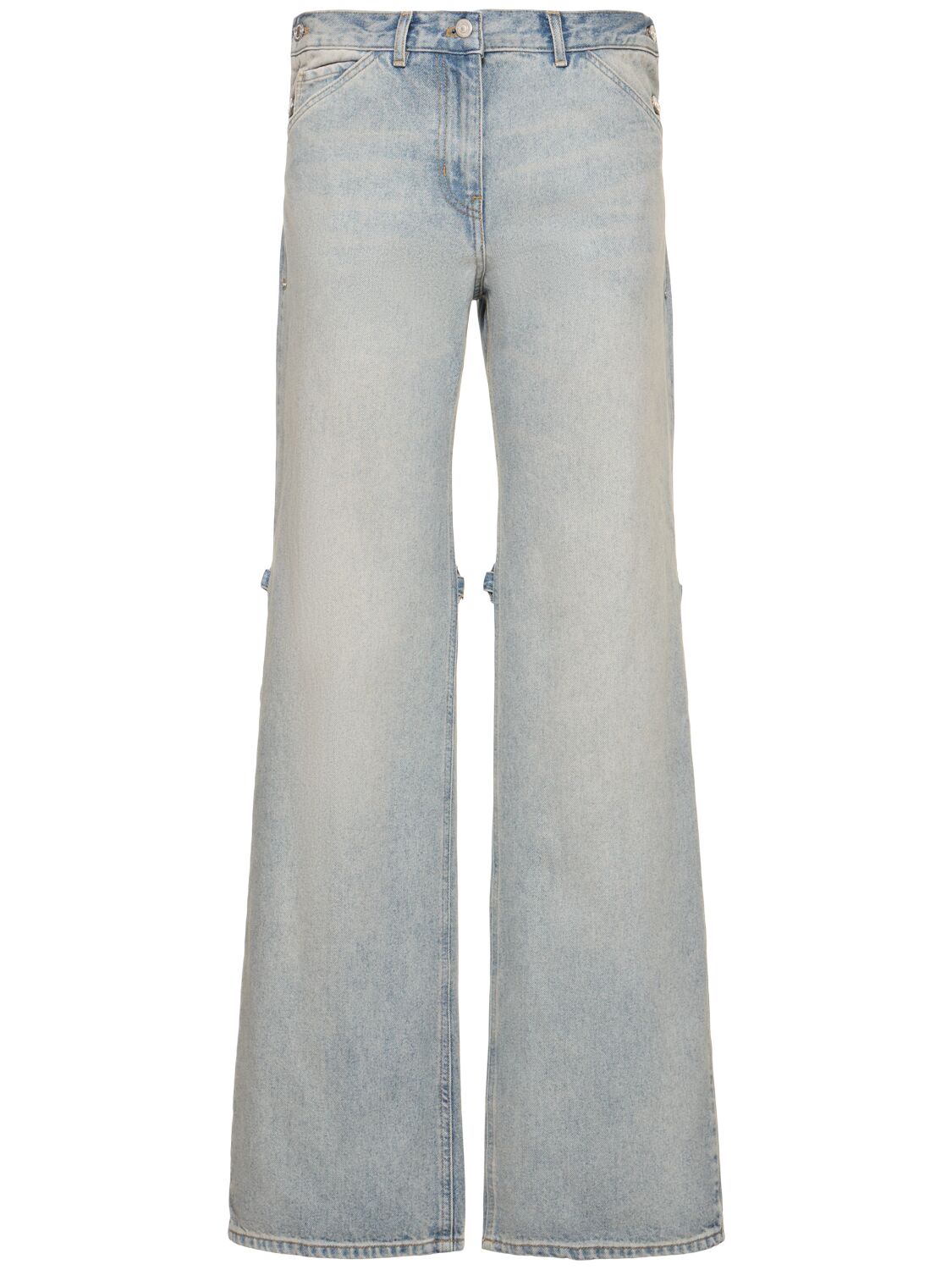Sailor Baggy Denim Cotton Jeans - COURREGES - Modalova