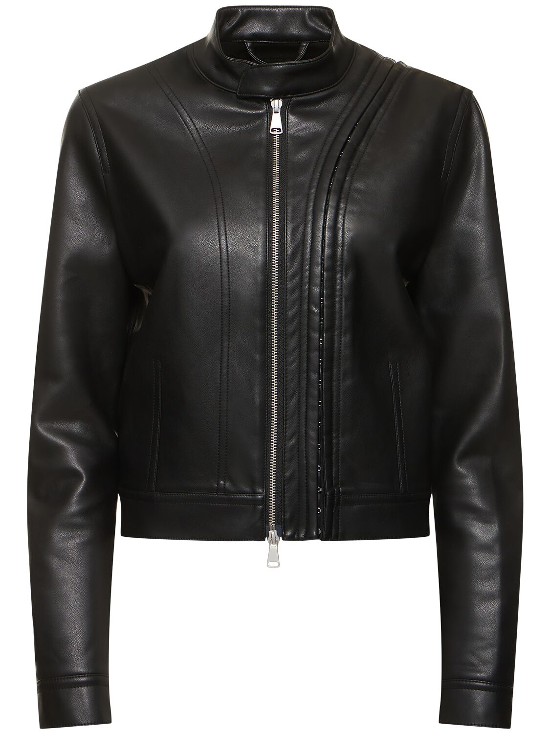 Faux Leather Biker Jacket W/ Hooks - Y/PROJECT - Modalova