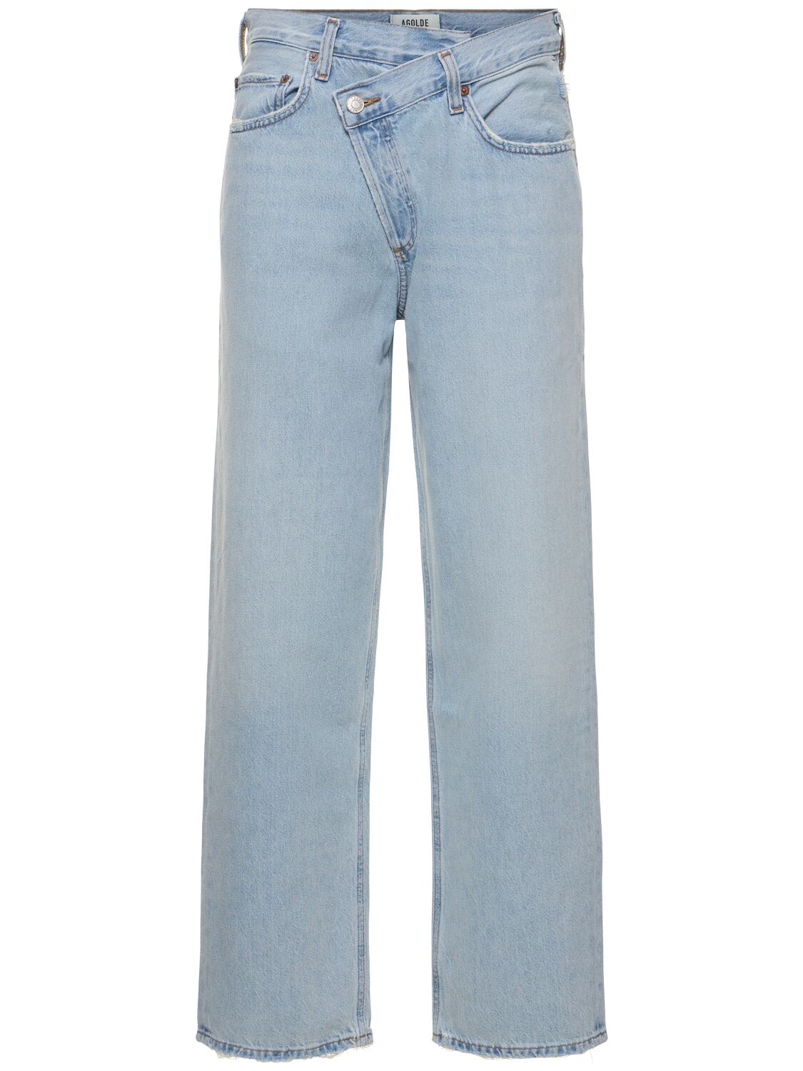 Mujer Jeans Rectos De Algodón 24 - AGOLDE - Modalova