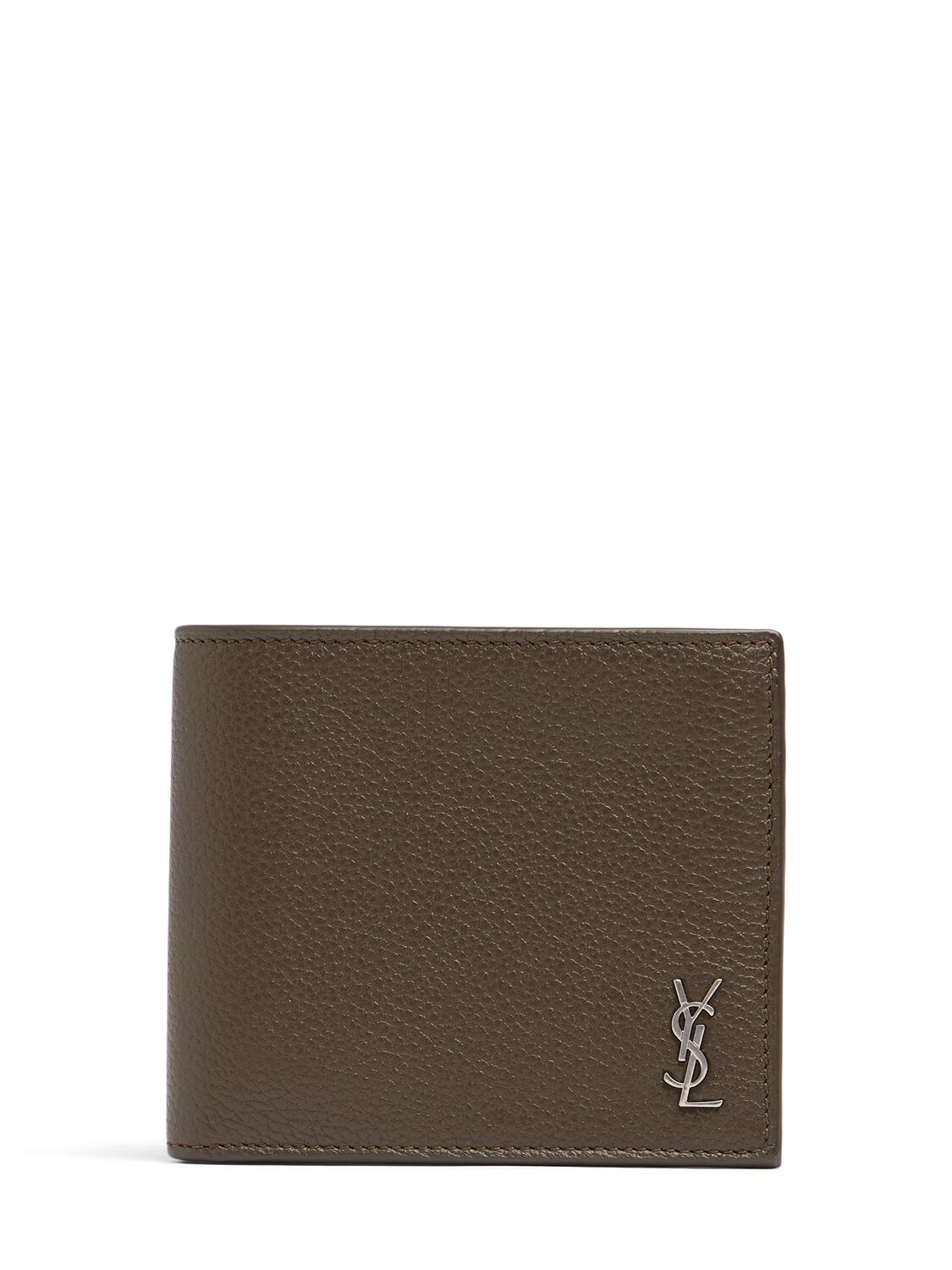 Tiny Cassandre Leather Wallet - SAINT LAURENT - Modalova