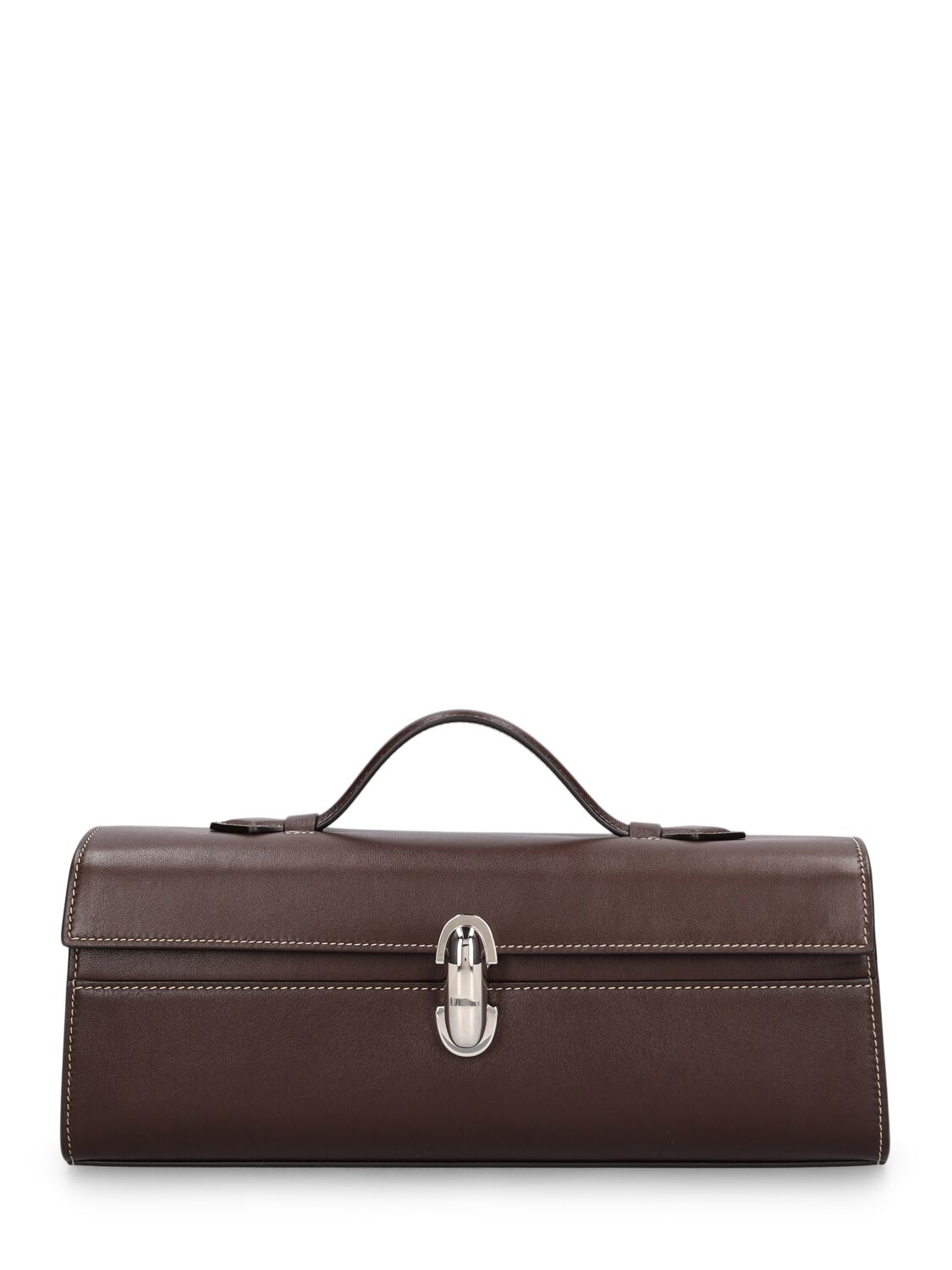 The Slim Symmetry Smooth Leather Bag - SAVETTE - Modalova