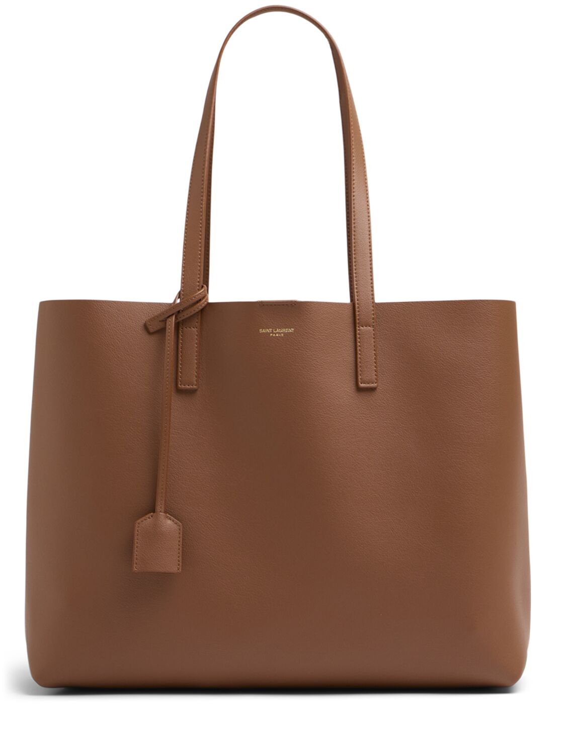 Smooth Leather Tote Bag - SAINT LAURENT - Modalova