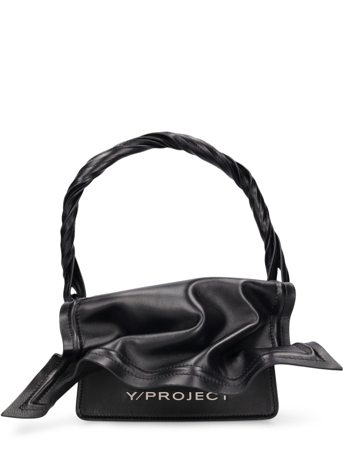 Mini Wire Leather Top Handle Bag - Y/PROJECT - Modalova