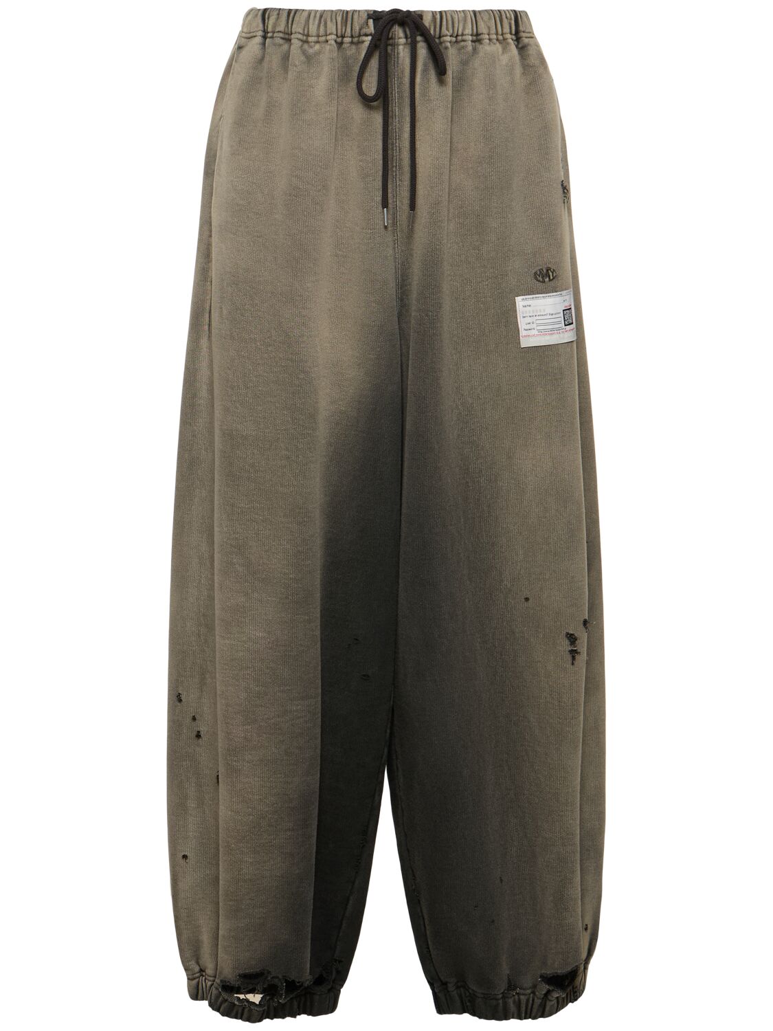 Pantaloni Larghi In Felpa Di Cotone - MIHARA YASUHIRO - Modalova