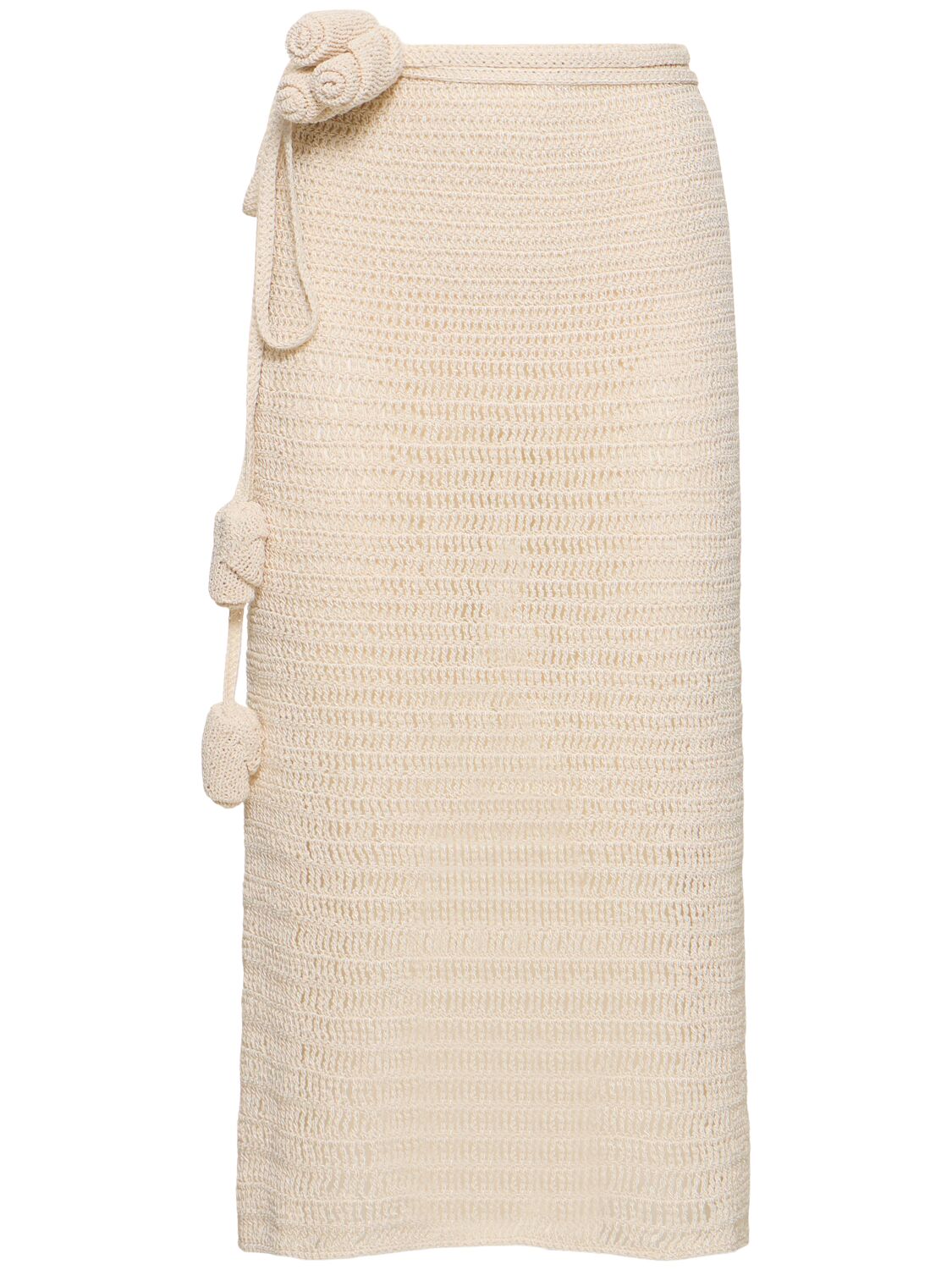 Crocheted Cotton Blend Skirt - MAGDA BUTRYM - Modalova