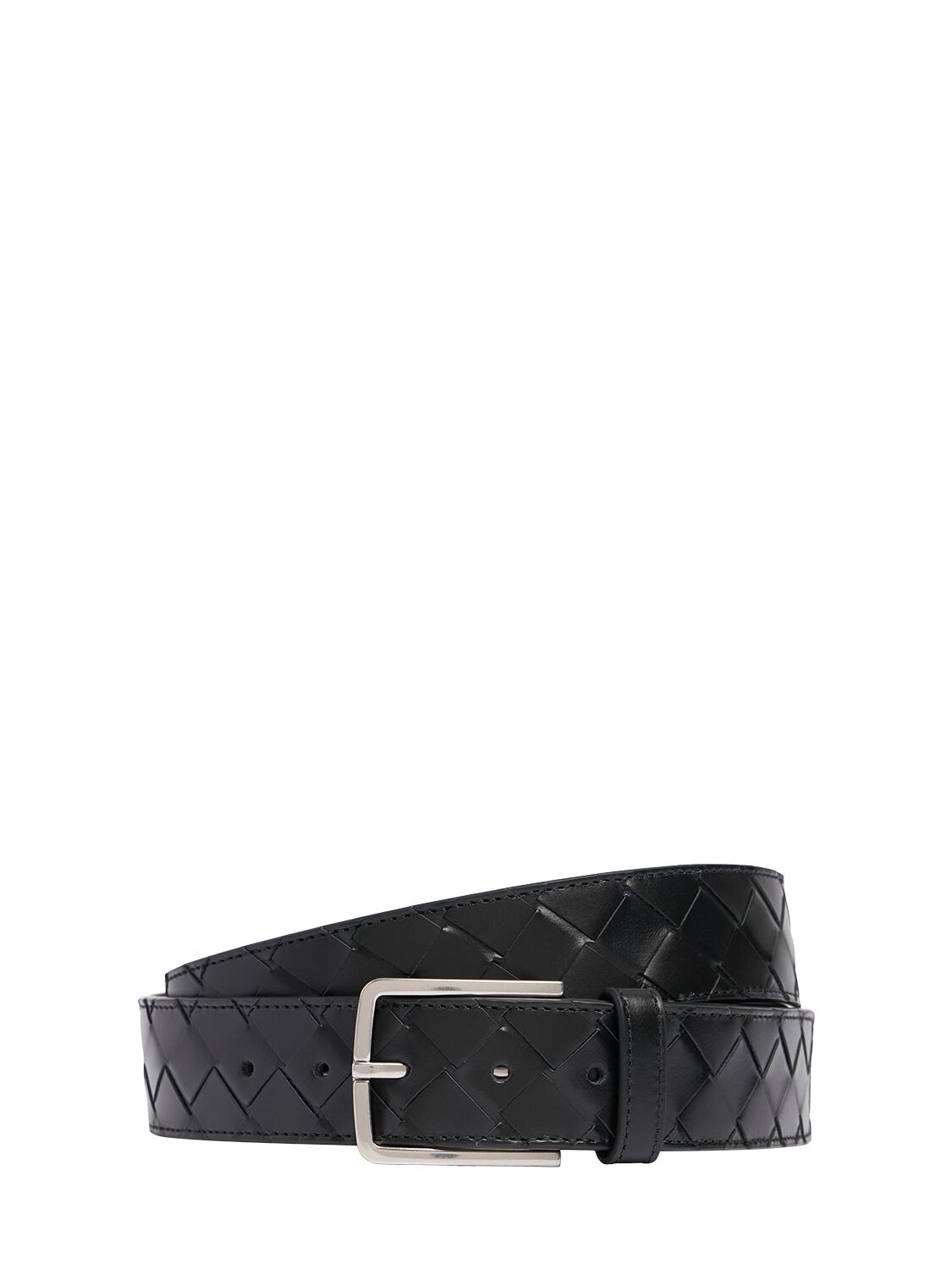 Cm Intrecciato Leather Belt - BOTTEGA VENETA - Modalova