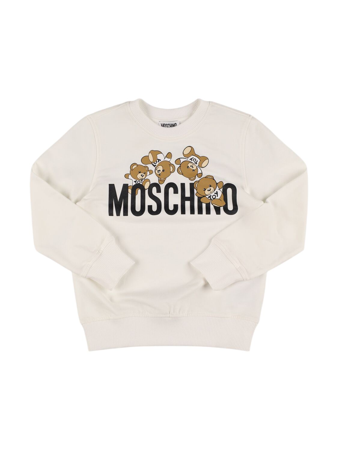 Sweatshirt Aus Baumwolle - MOSCHINO - Modalova