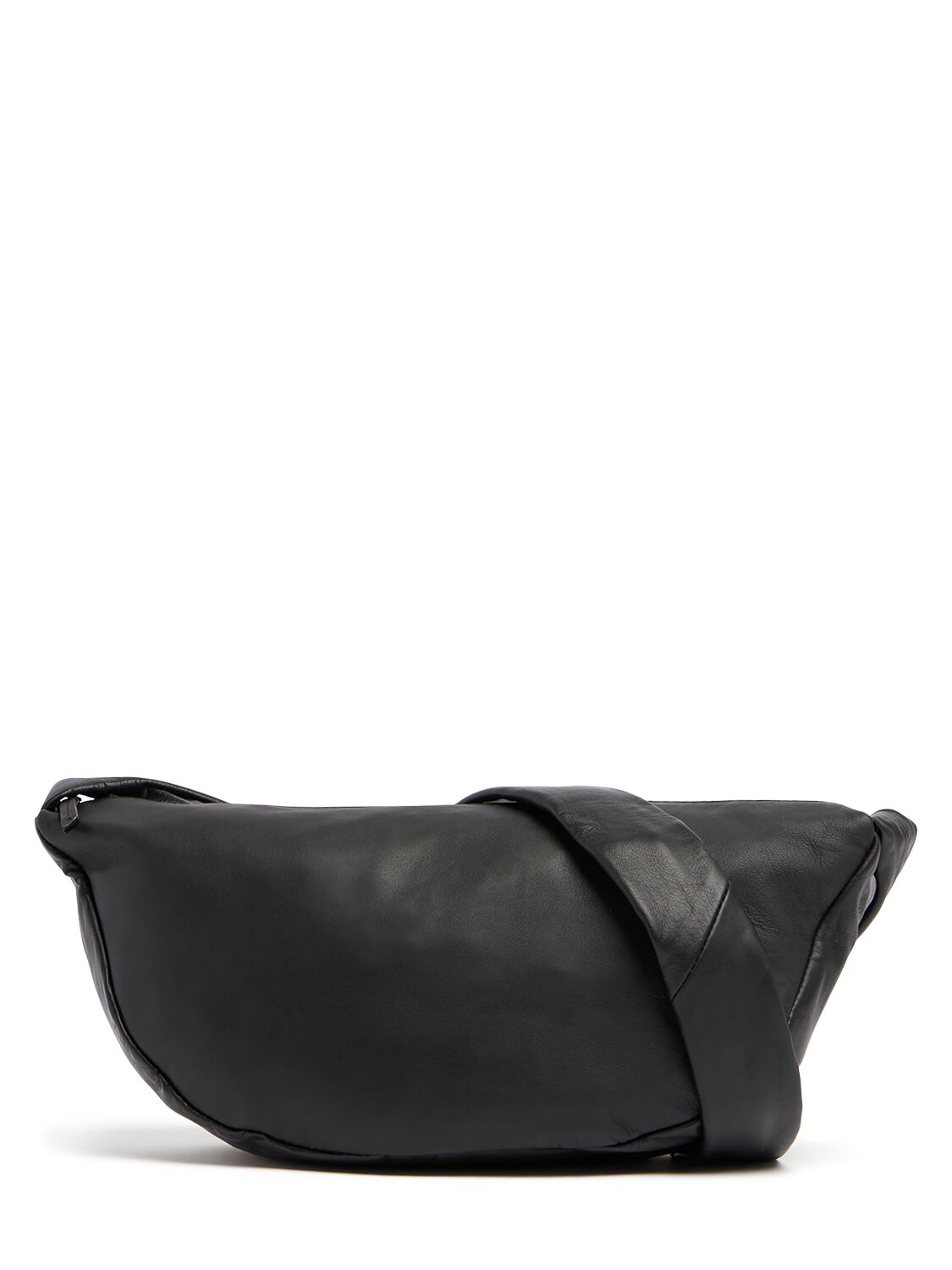 Small Crescent Leather Shoulder Bag - ST.AGNI - Modalova