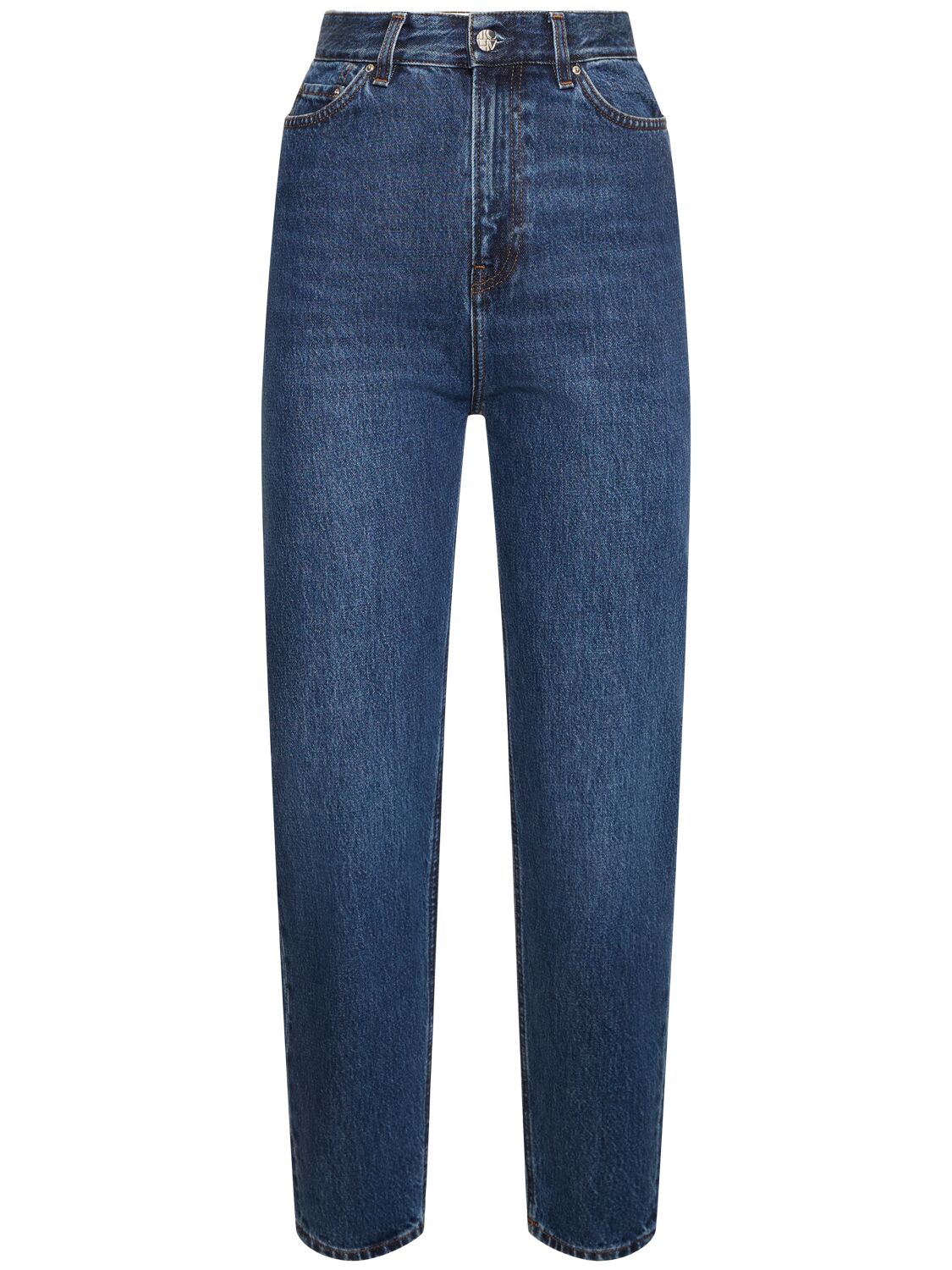 Mujer Jeans De Algodón Orgánico Con Cintura Alta 23 - TOTEME - Modalova