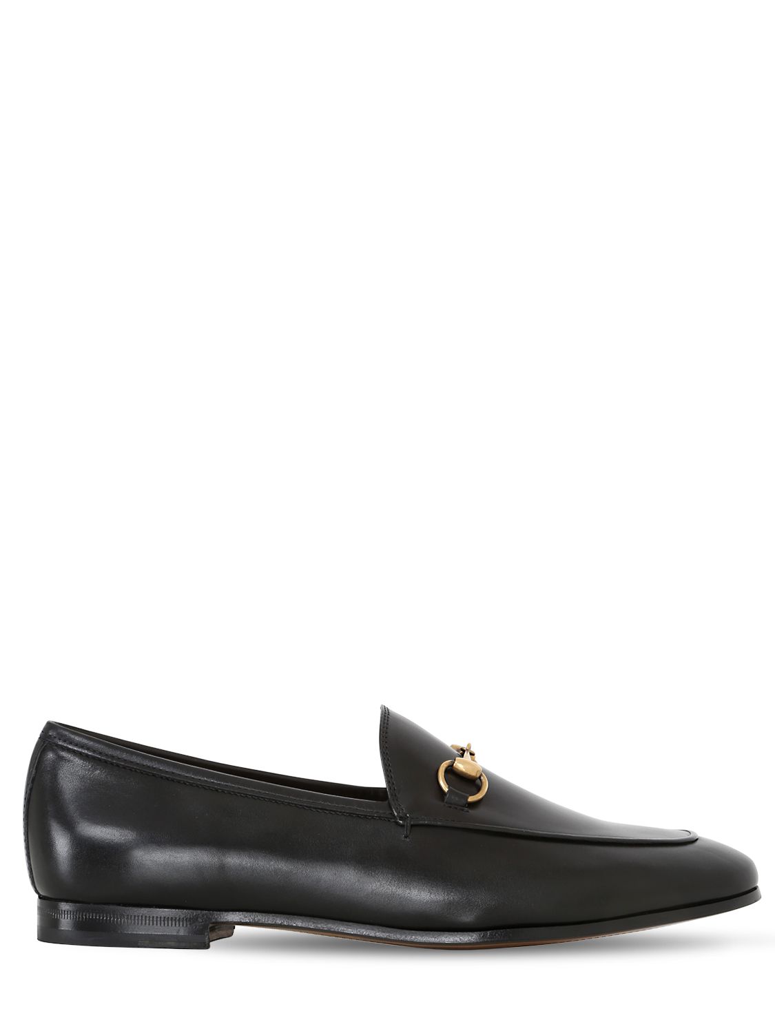 Mm Jordan Horsebit Leather Loafers - GUCCI - Modalova