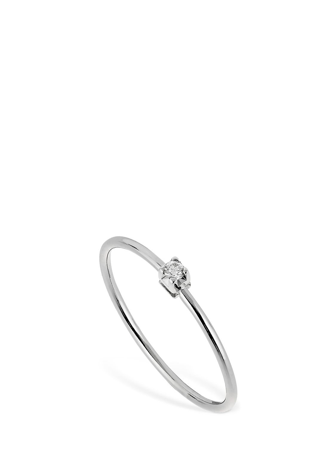 Kt White Gold & Diamond Ring - VANZI - Modalova