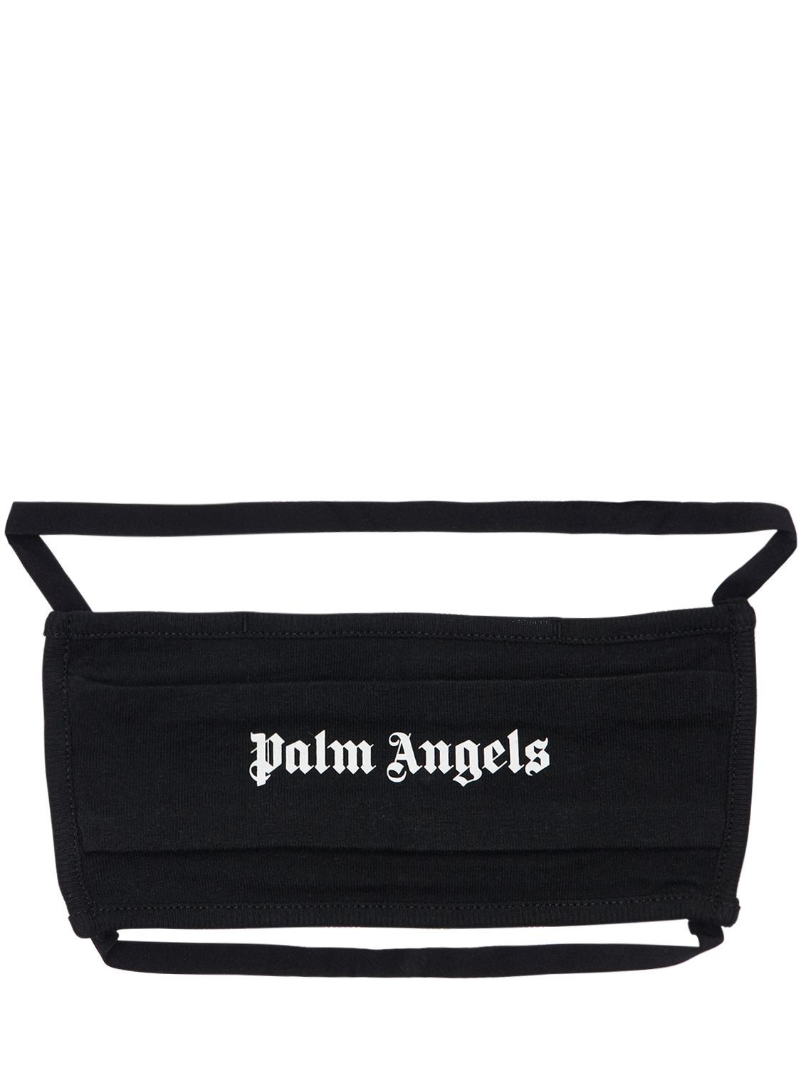 Logo Cotton Jersey Face Mask - PALM ANGELS - Modalova