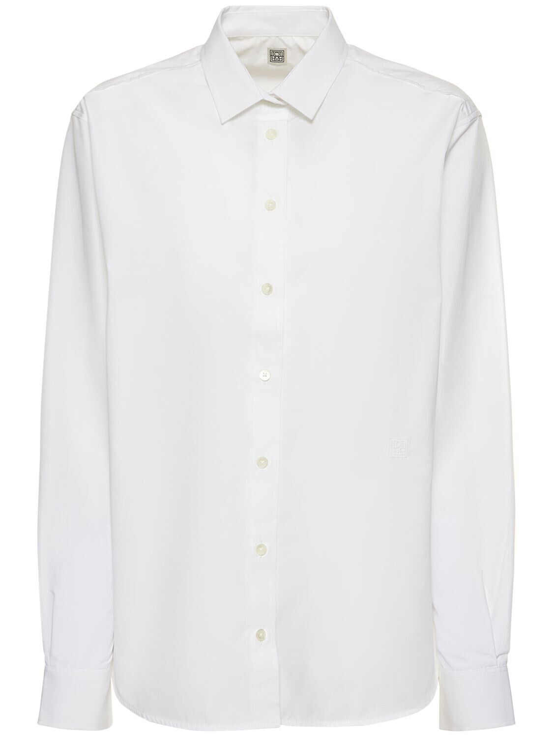 Signature Crisp Cotton Shirt - TOTEME - Modalova
